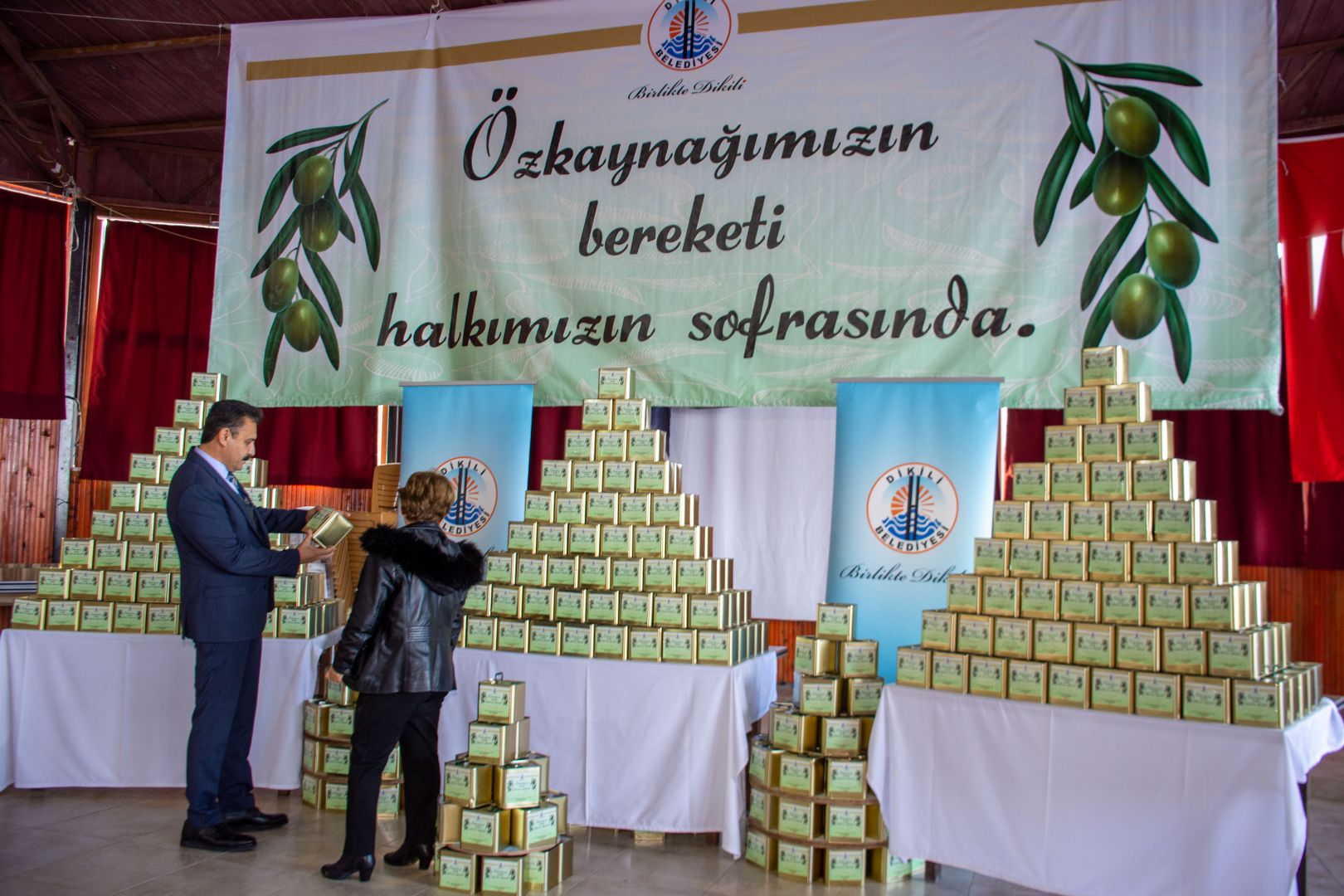 Dikili Belediyesi kendi mülkiyeti dahilinde yer alan zeytinliklerden elde edilen
