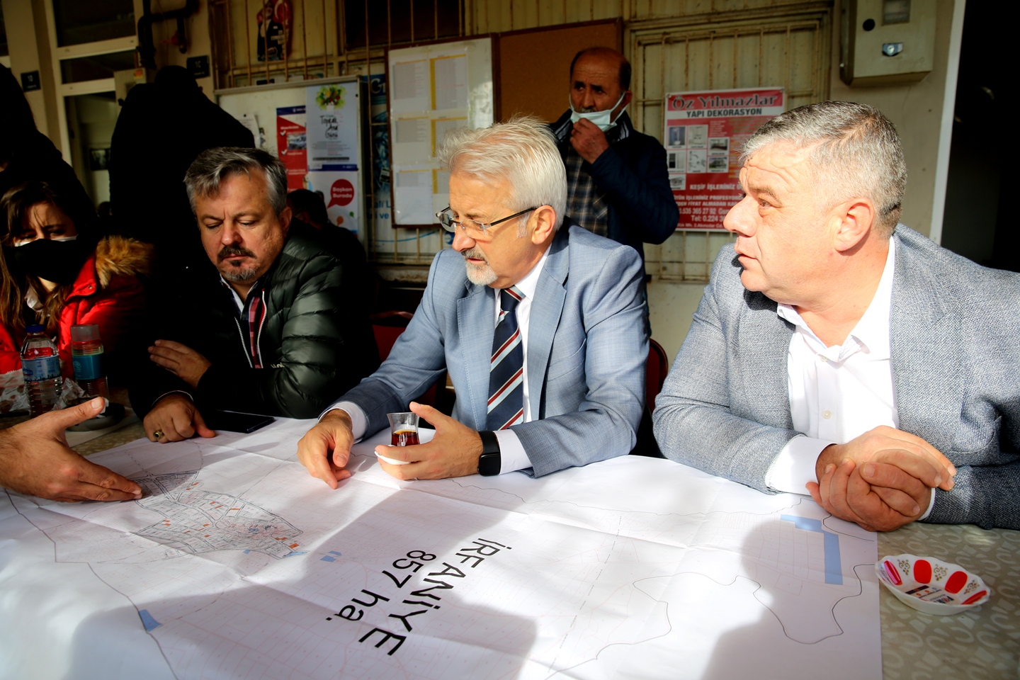 Başkan Burada’ projesi kapsamında İrfaniye halkıyla bir araya gelen Başkan