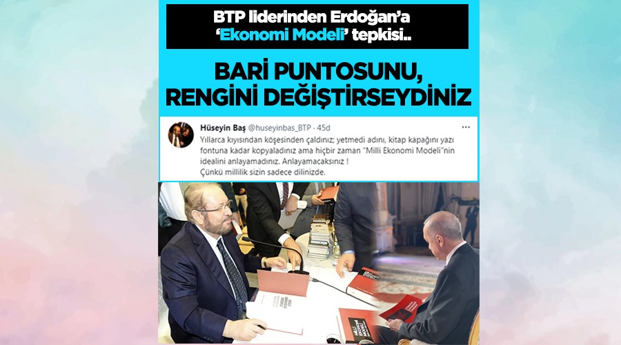 BTP Lideri Hüseyin Baş; Yıllarca kıyısından köşesinden çaldınız. Yetmedi adını,