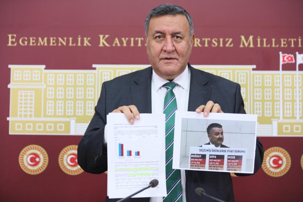 Gürer: “Üretim maliyeti,  taban fiyatlarından yüksek olduğunu bakan açıkladı ”  Gürer: