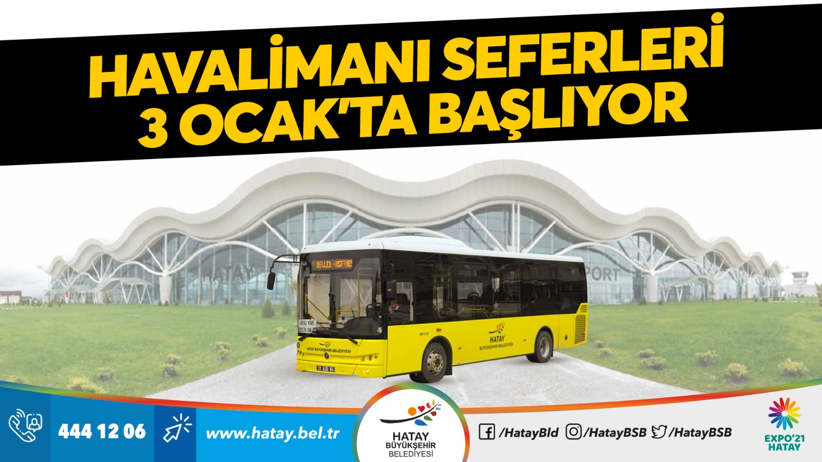 HBB’DEN TOPLU ULAŞIMA YENİ SOLUK Hatay Büyükşehir Belediyesi, Hatay halkının