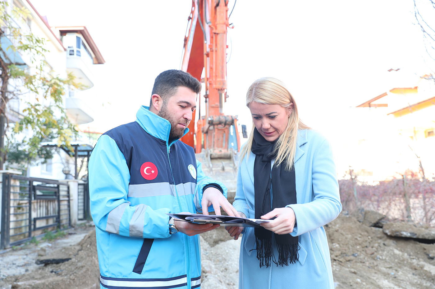 Merkezefendi Belediyesi, alt yapısı tamamlanan Merkezefendi Mahallesi’nde üst yapı çalışmalarına