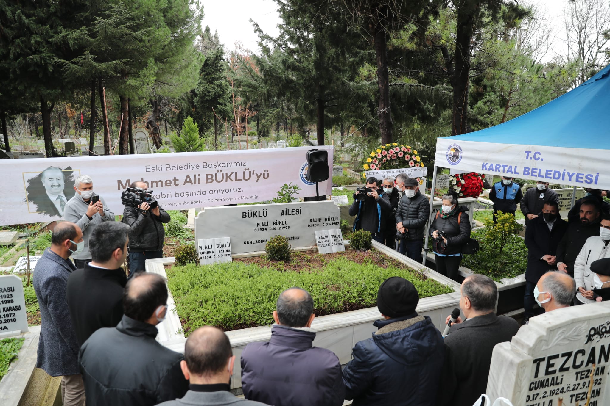 Kartal Belediyesi eski başkanlarından merhum Mehmet Ali Büklü, vefatının 26.