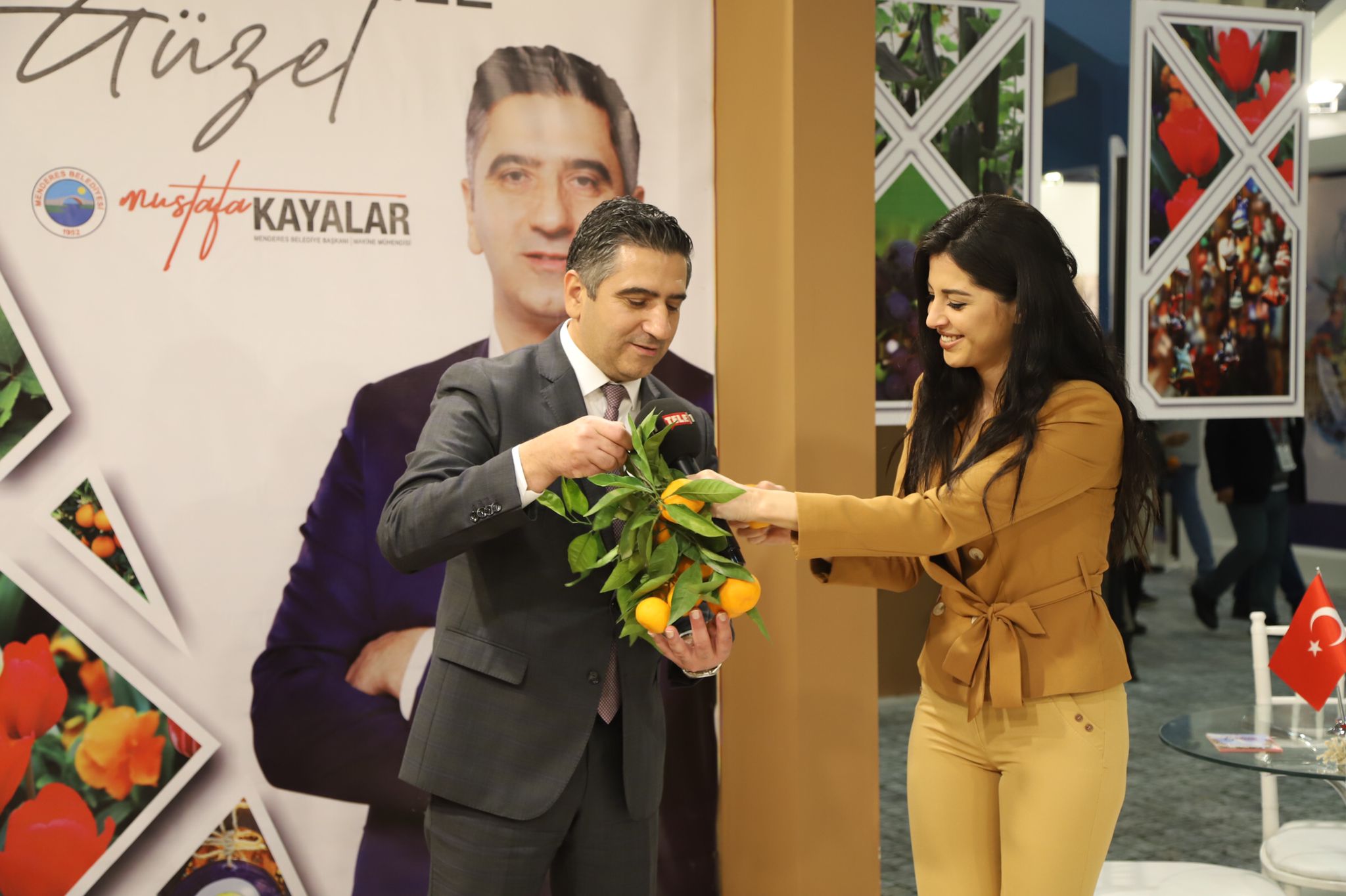 Gaziemir Fuar Alanı’nda düzenlenen Travel Turkey İzmir Fuar’ına katılan Menderes