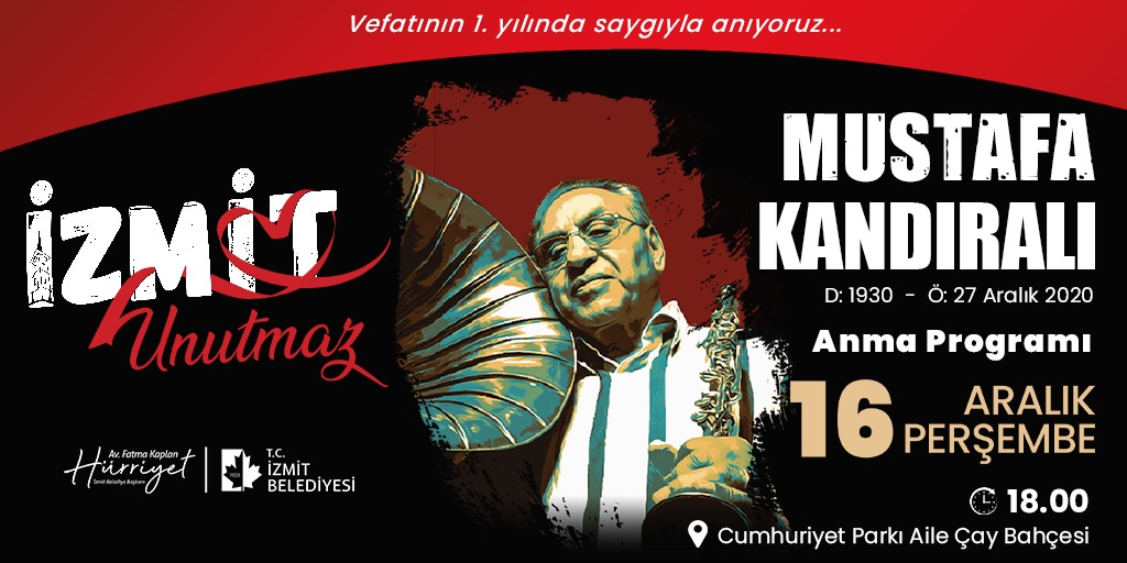 İzmit Belediyesi, İzmit Unutmaz etkinlikleri kapsamında 16 Aralık Perşembe günü