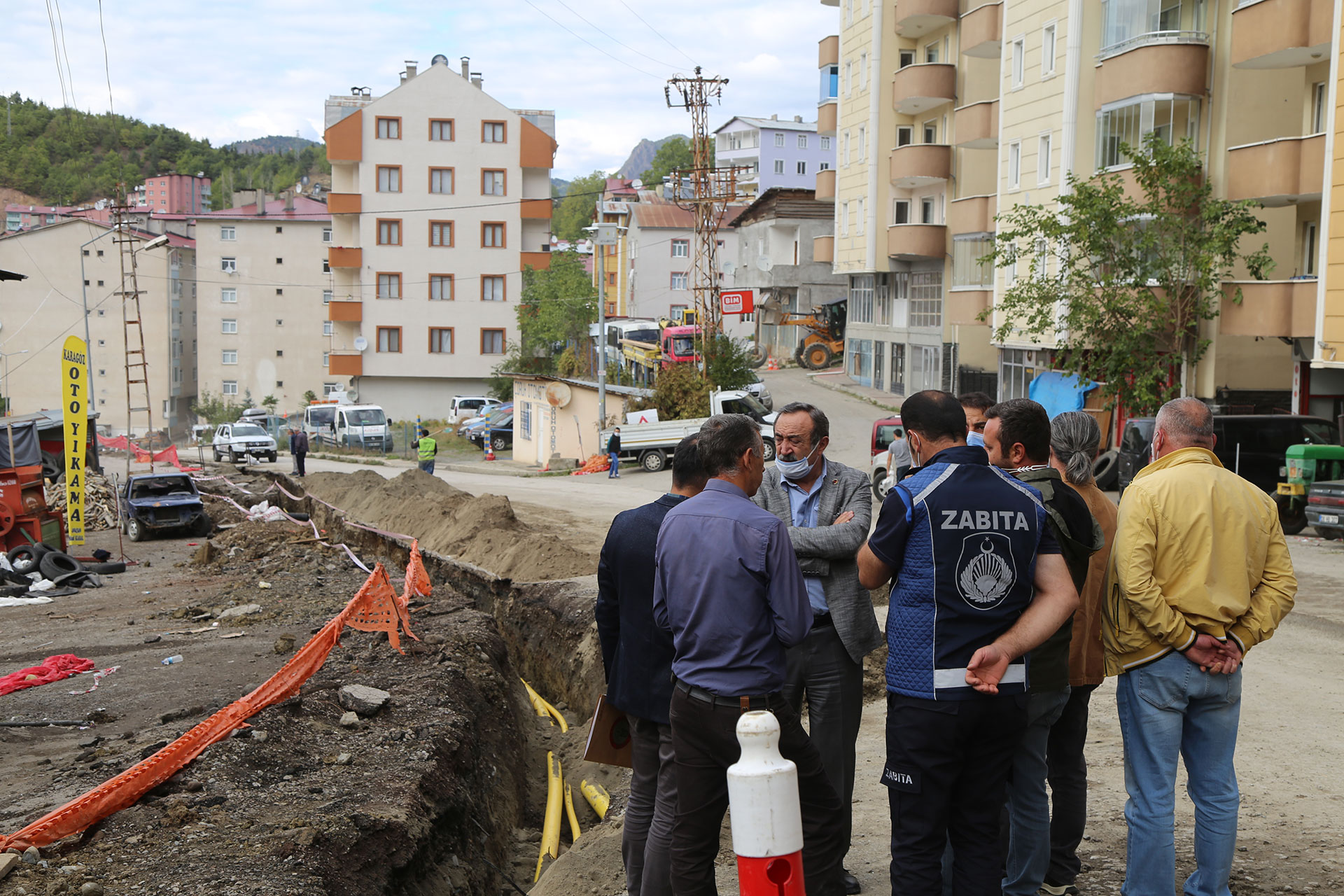 2020 yılı itibari ile altyapı ve doğalgaz çalışmaları ile ilçe