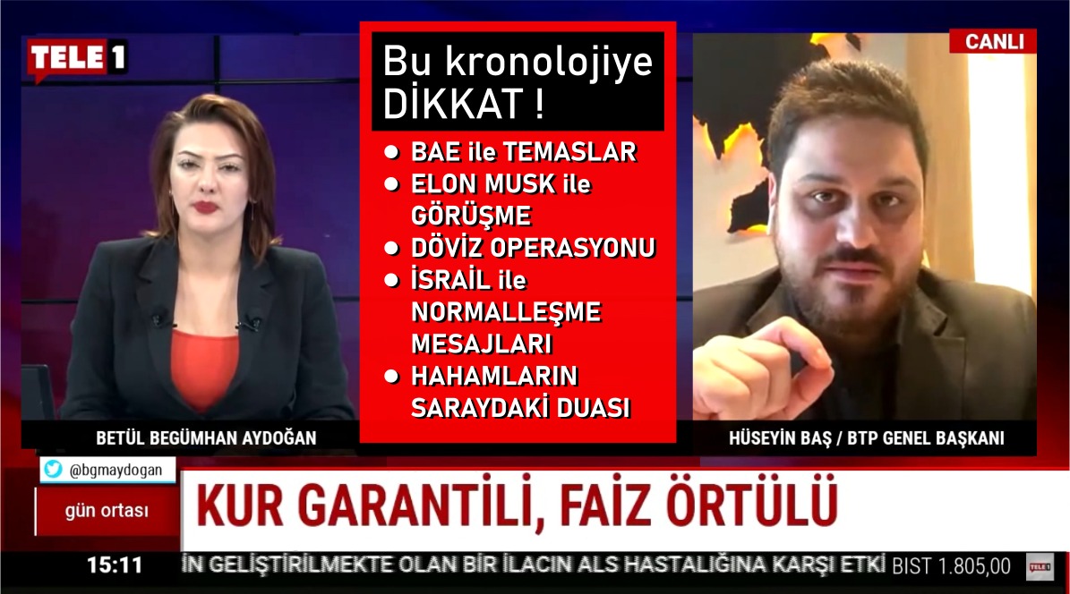 BTP Genel Başkanı Hüseyin Baş dövizde yaşanan düşüş öncesi atılan