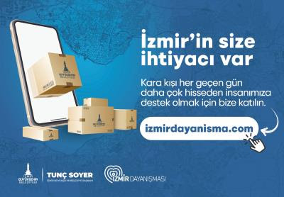 İzmir Büyükşehir Belediyesi’nin artan yoksulluk nedeniyle başlattığı İzmir Dayanışması ile