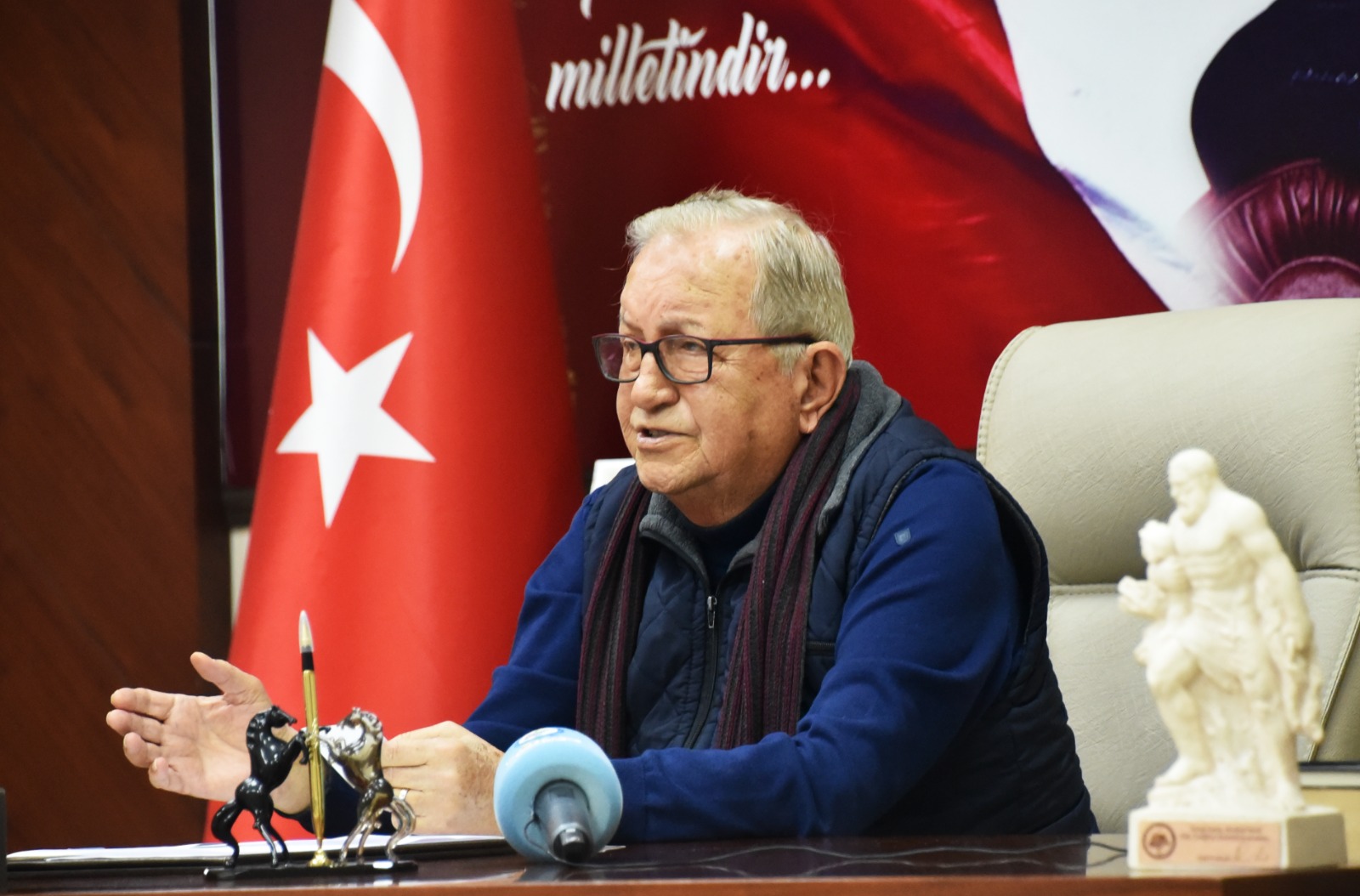 Kdz. Ereğli Belediye Başkanı Halil Posbıyık, kar yağışının başladığı ilk