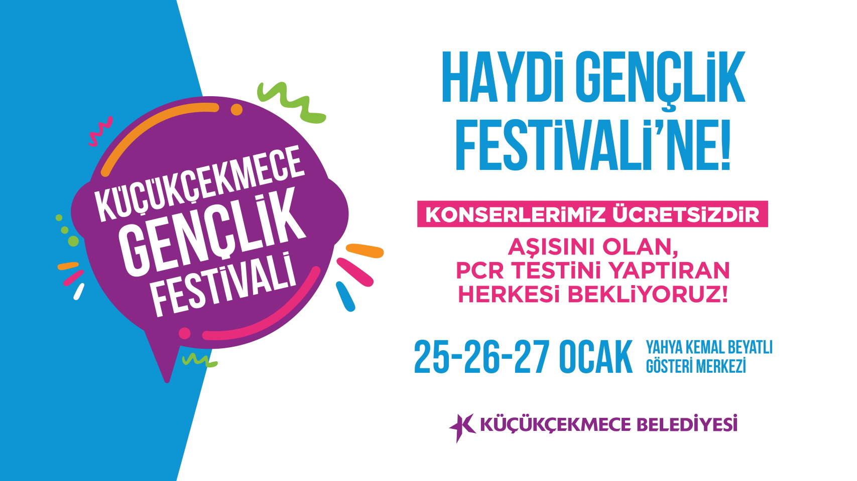 Küçükçekmece’de gençlerin hep bir ağızdan şarkılara eşlik edeceği ve müziğe