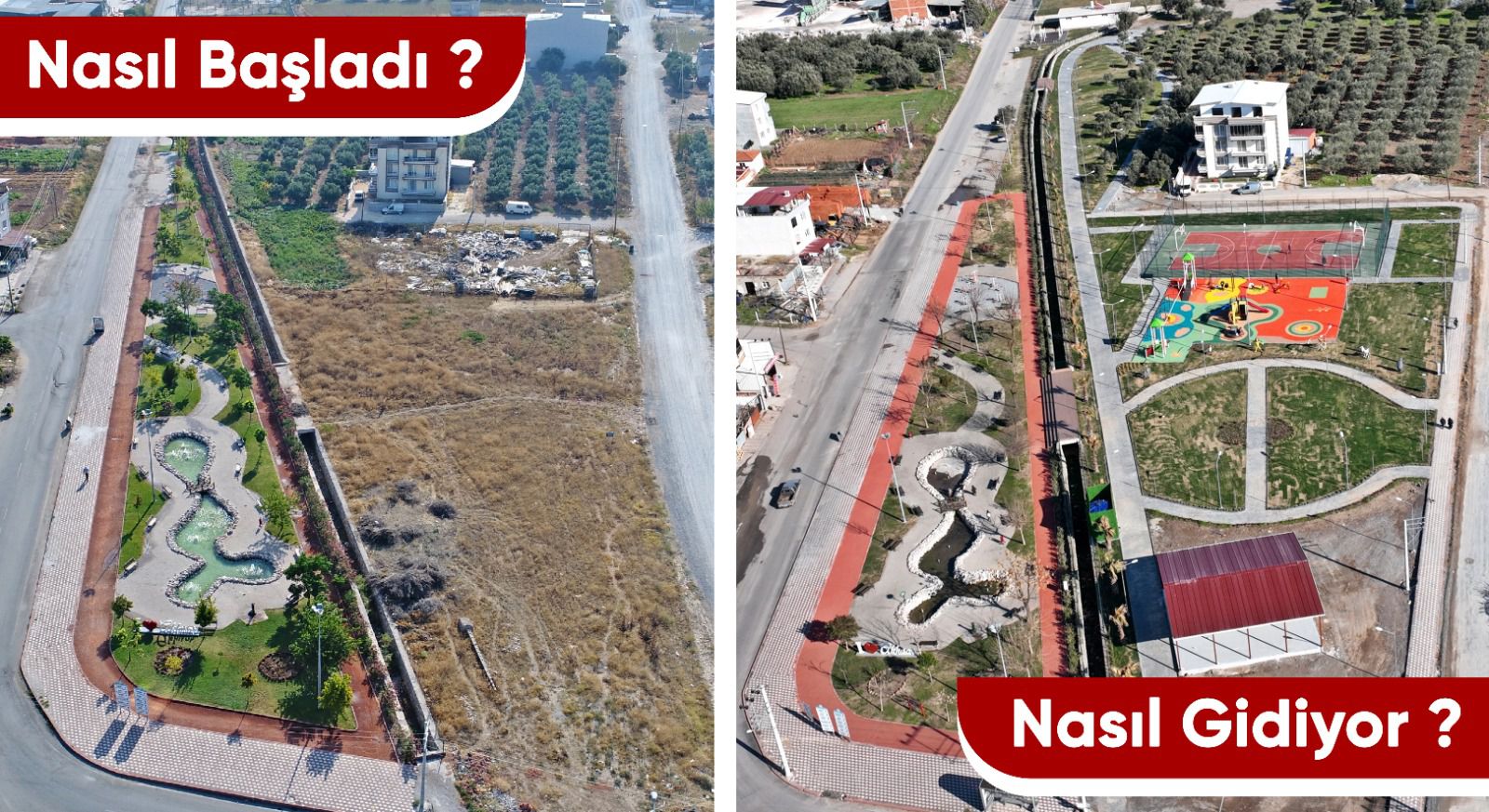 Akhisar Belediyesi tarafından Cumhuriyet Mahallesi ile Efendi Mahallesi sınırında bulunan