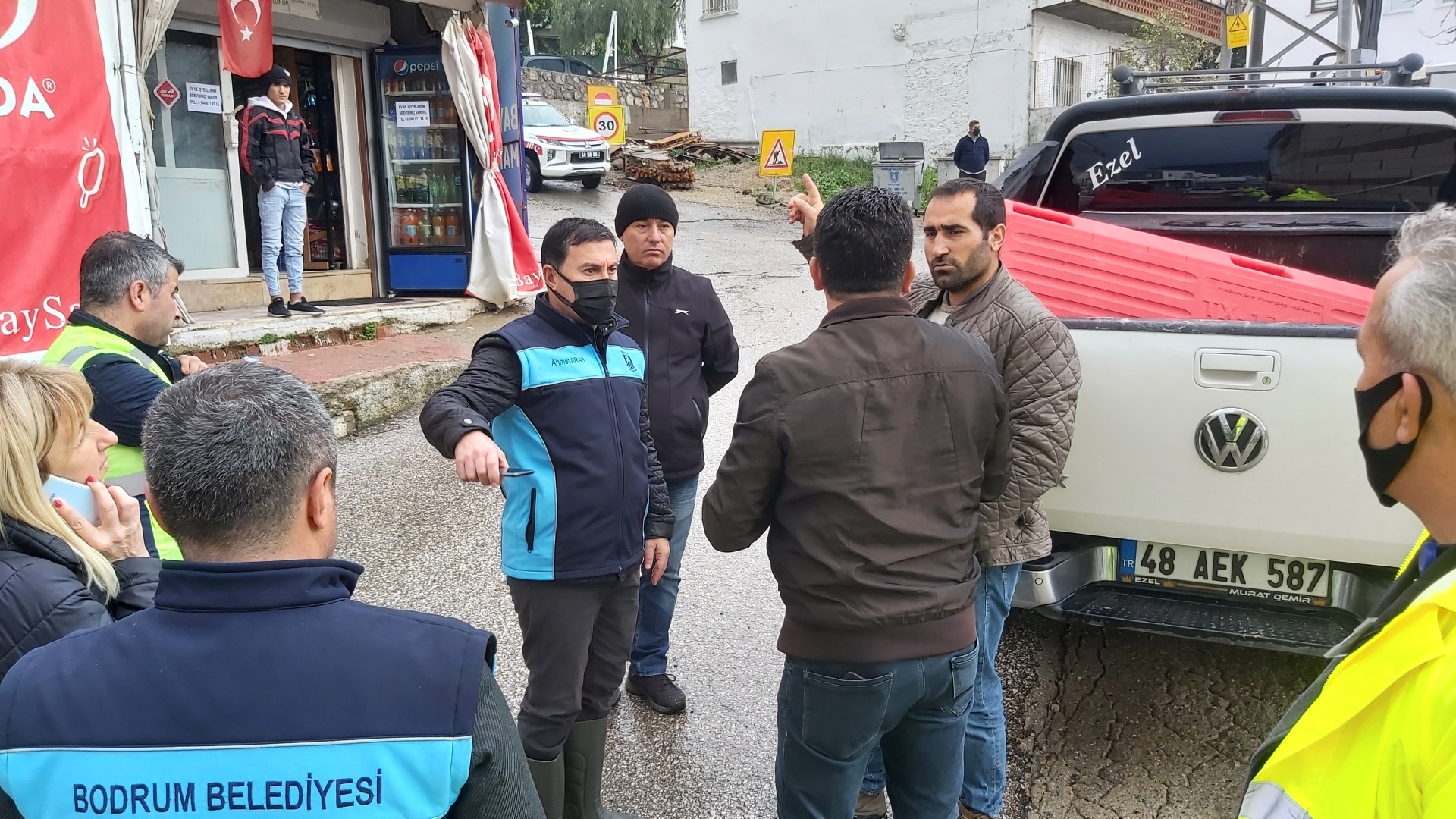 Bodrum Belediye Başkanı Ahmet Aras, ilçede meydana gelen su taşkınlarından
