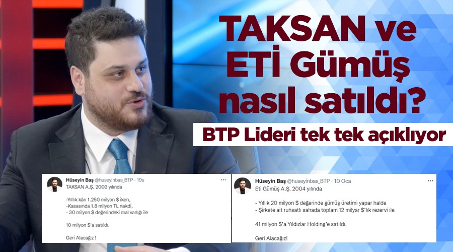 Bağımsız Türkiye Partisi (BTP) Genel Başkanı Hüseyin Baş Türkiye’nin özelleştirme