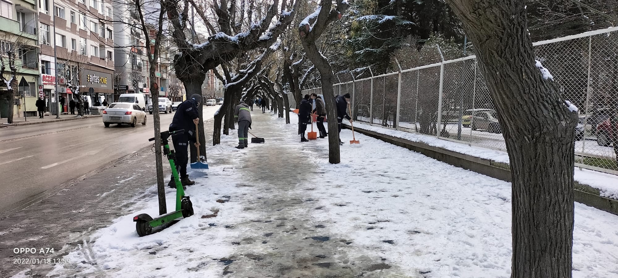Eskişehir Büyükşehir Belediyesi, sorumluluğunda bulunan ana caddeler, hastane acil giriş-çıkışları,