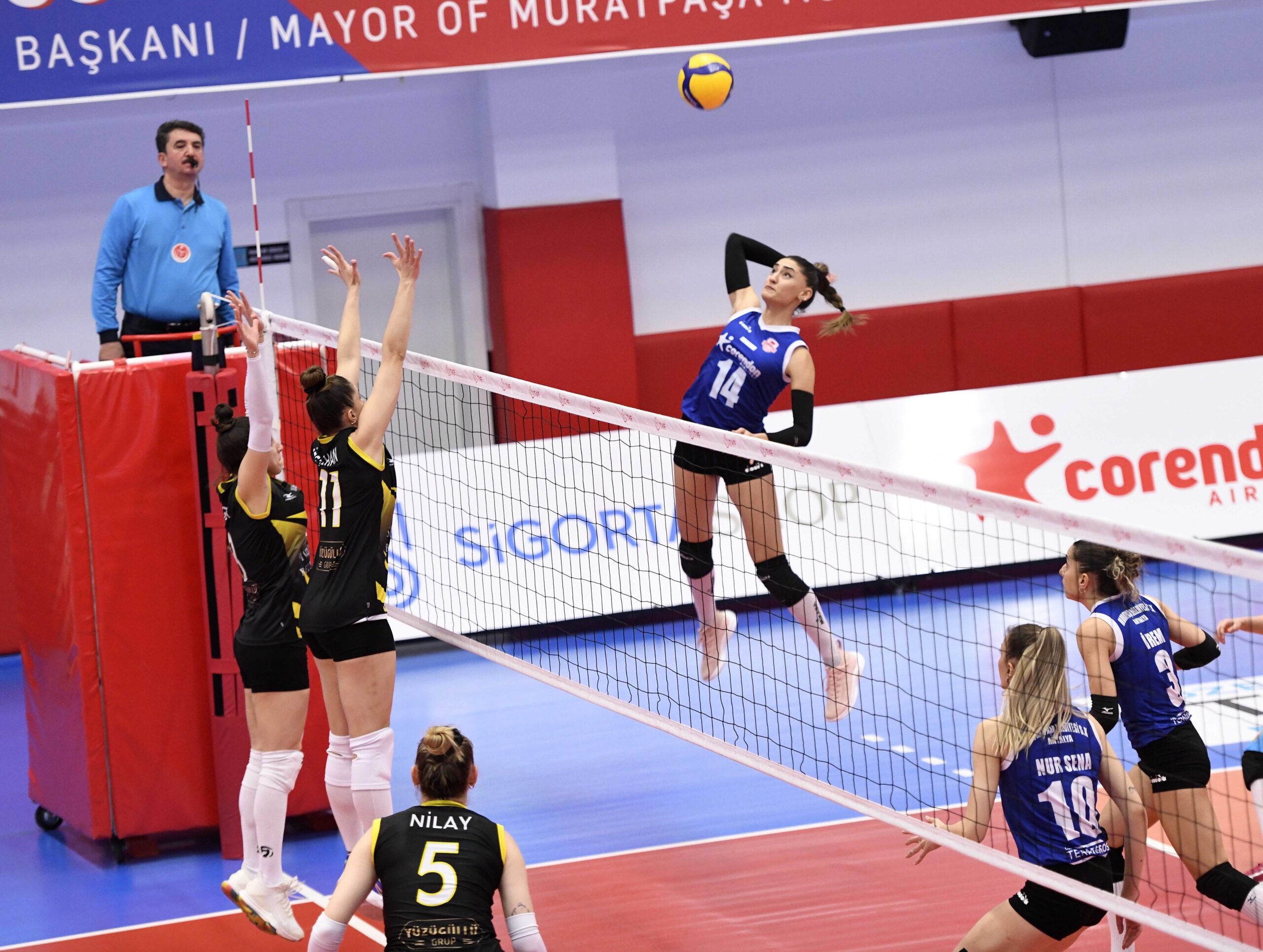 Muratpaşa Belediyespor, Sigorta Shop Kadınlar Voleybol 1. Ligi’nin 14’üncü hafta