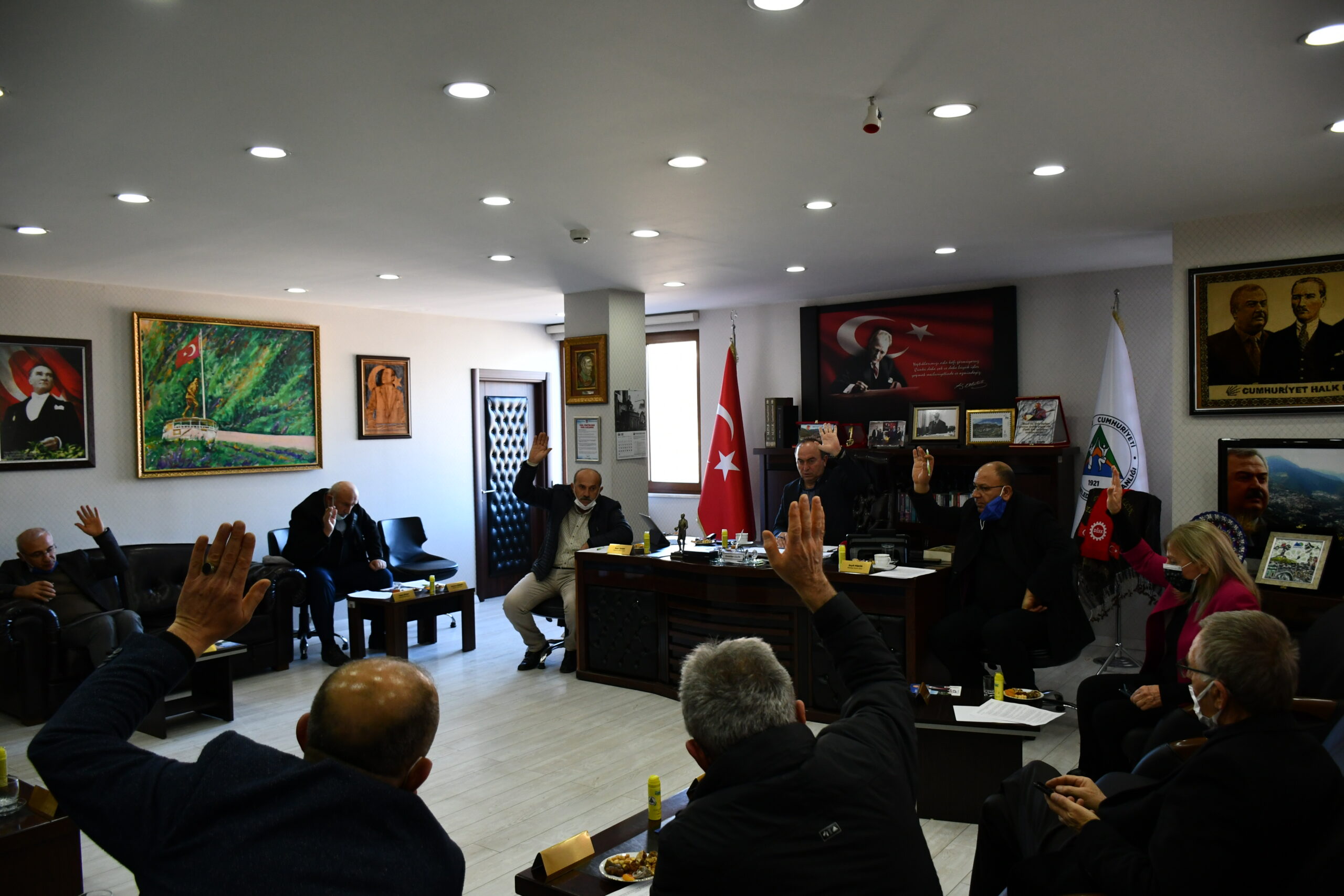 Artvin Belediye Başkanı Demirhan Elçin Başkanlığında, Artvin Belediyesi Ocak Ayı
