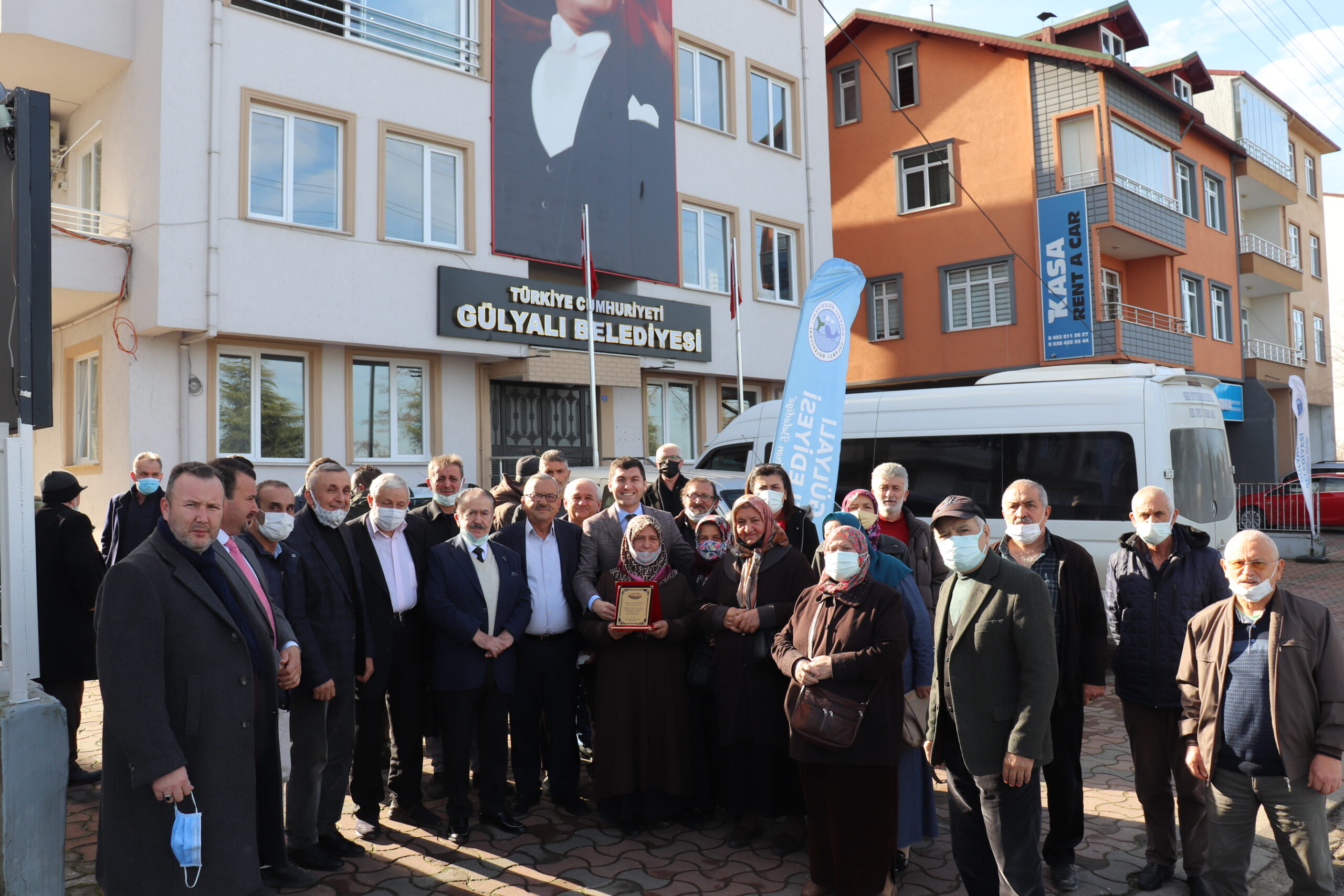 2021 yılı beton yol programı kapsamında 4 mahalleye hitap eden