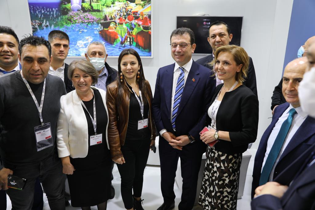 İstanbul Büyükşehir Belediye Başkanı Ekrem İmamoğlu EMITT’te Didim Belediyesi’nin standını