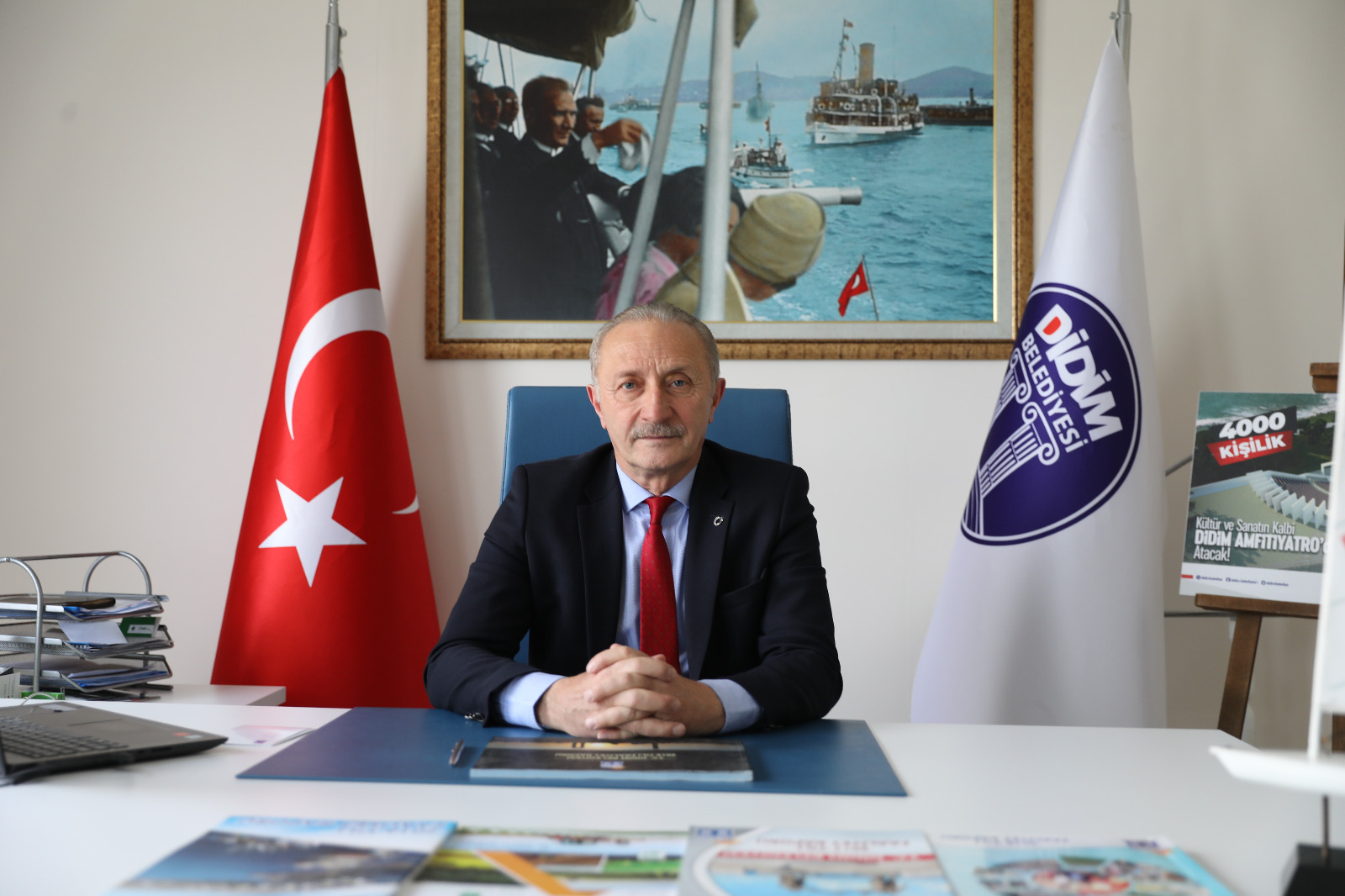 Didim Belediye Başkanı Ahmet Deniz Atabay, ilçede gerçekleştirilen etkinliklerde havai