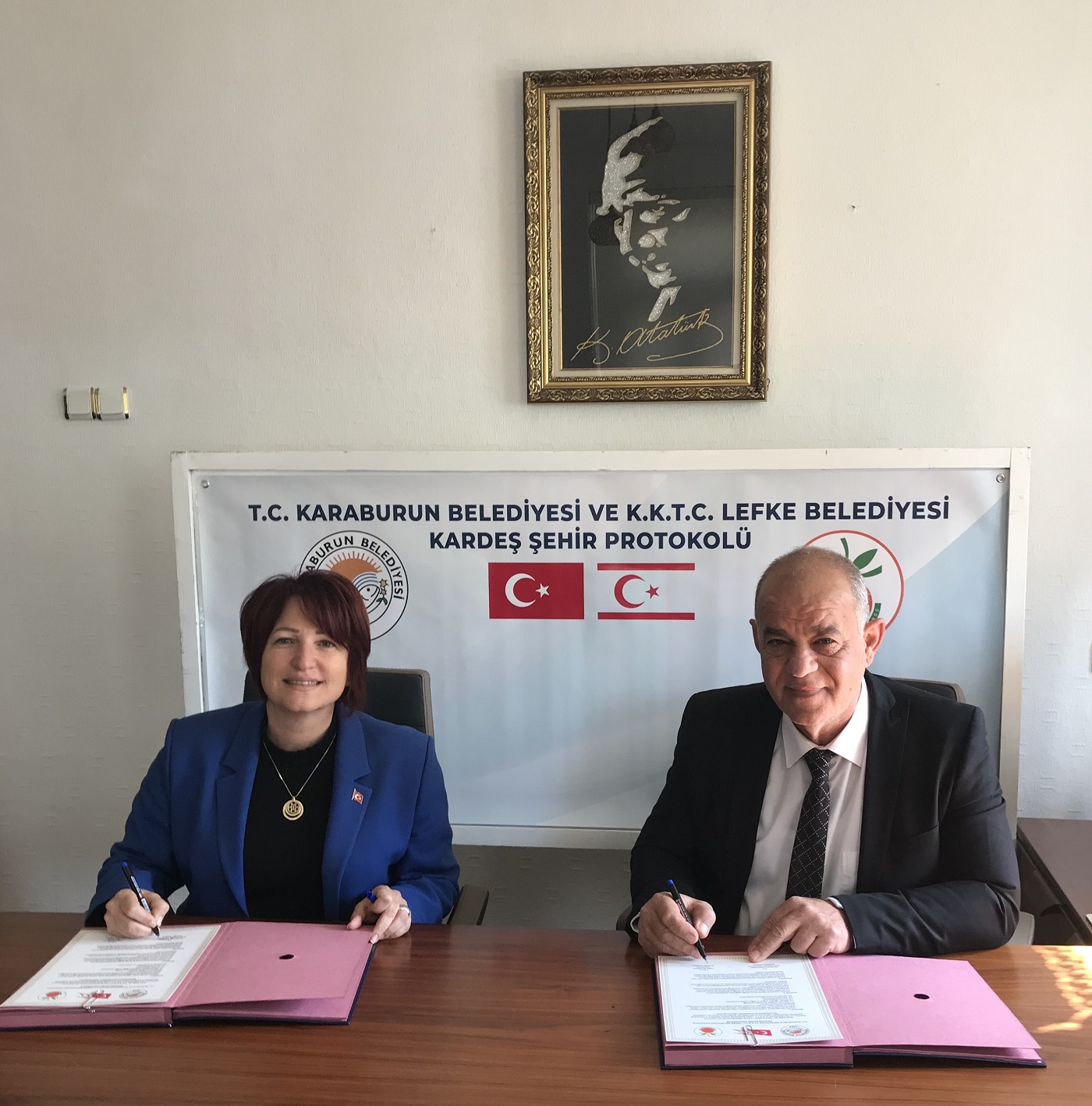 İzmir’in Karaburun Belediyesi ile yavru vatan Kuzey Kıbrıs Türk Cumhuriyeti’nin