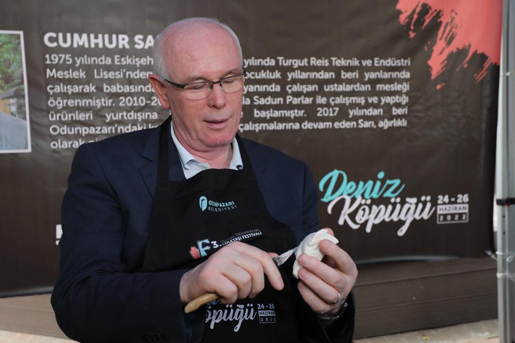 Odunpazarı Belediyesi tarafından 3’üncüsü düzenlenen Ulusal Odunpazarı Lületaşı Festivali, gerçekleştirilen