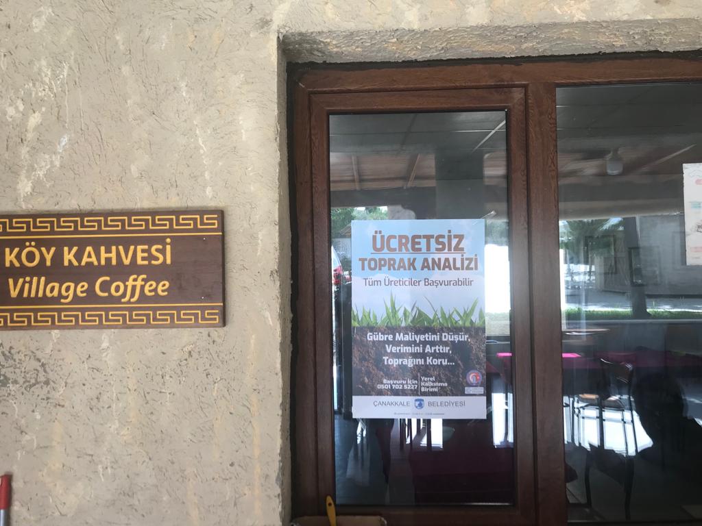 Çanakkale Belediyesi Yerel Kalkınma Birimi tarafından hayata geçirilen ücretsiz toprak