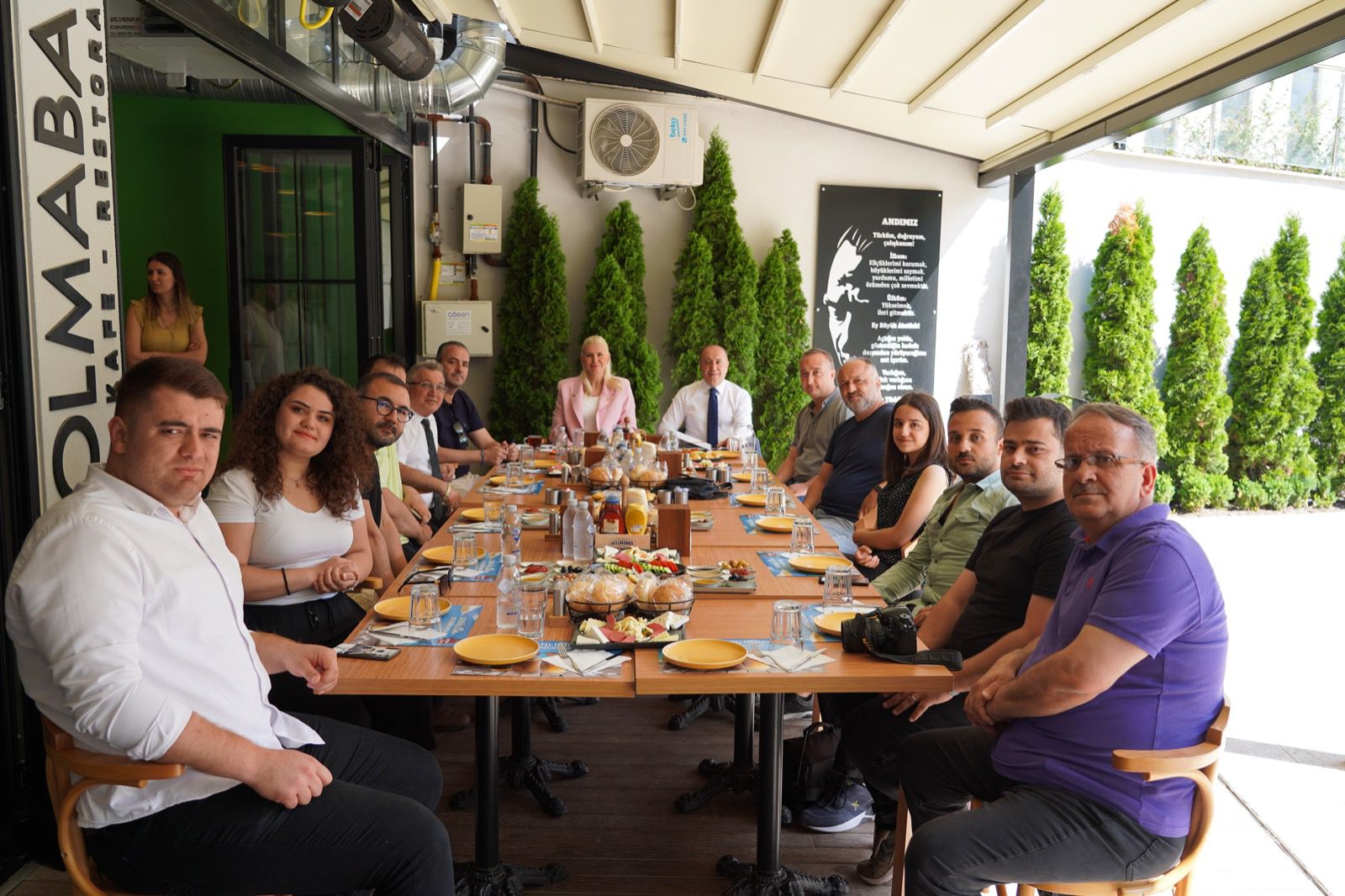 Belediye Başkan V. Melek Mızrak Subaşı, ilimizde faaliyet gösteren basın