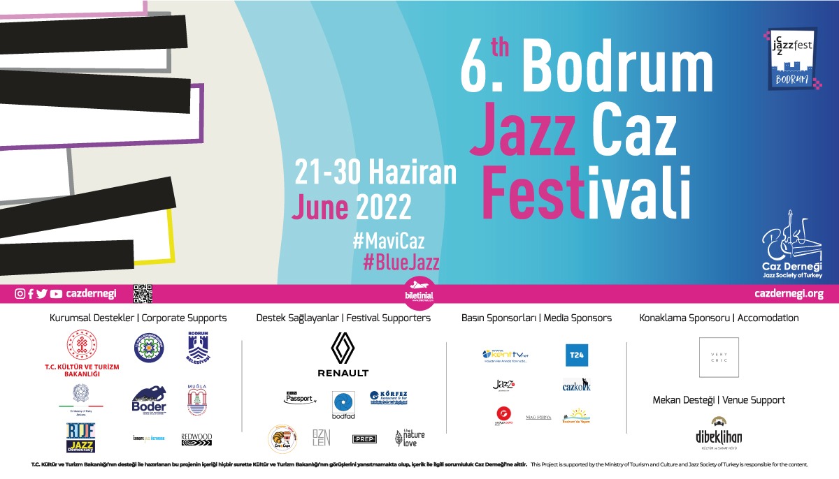 6. Uluslararası Bodrum Caz Festivali Mavi Caz Teması ile Gerçekleşecek 