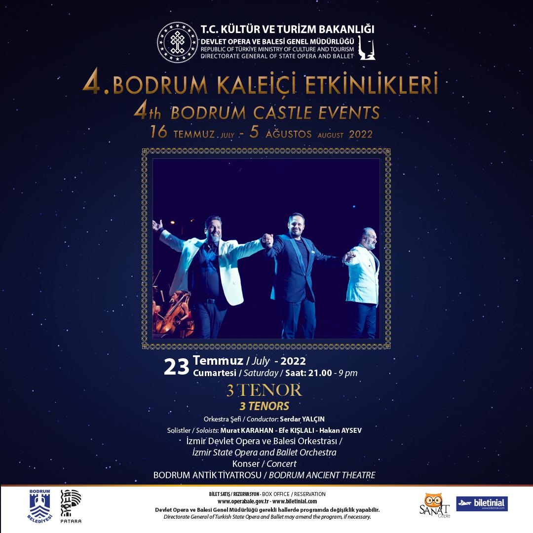 Murat Karahan, Hakan Aysev, Efe Kışlalı “3 Tenor” konseri ile