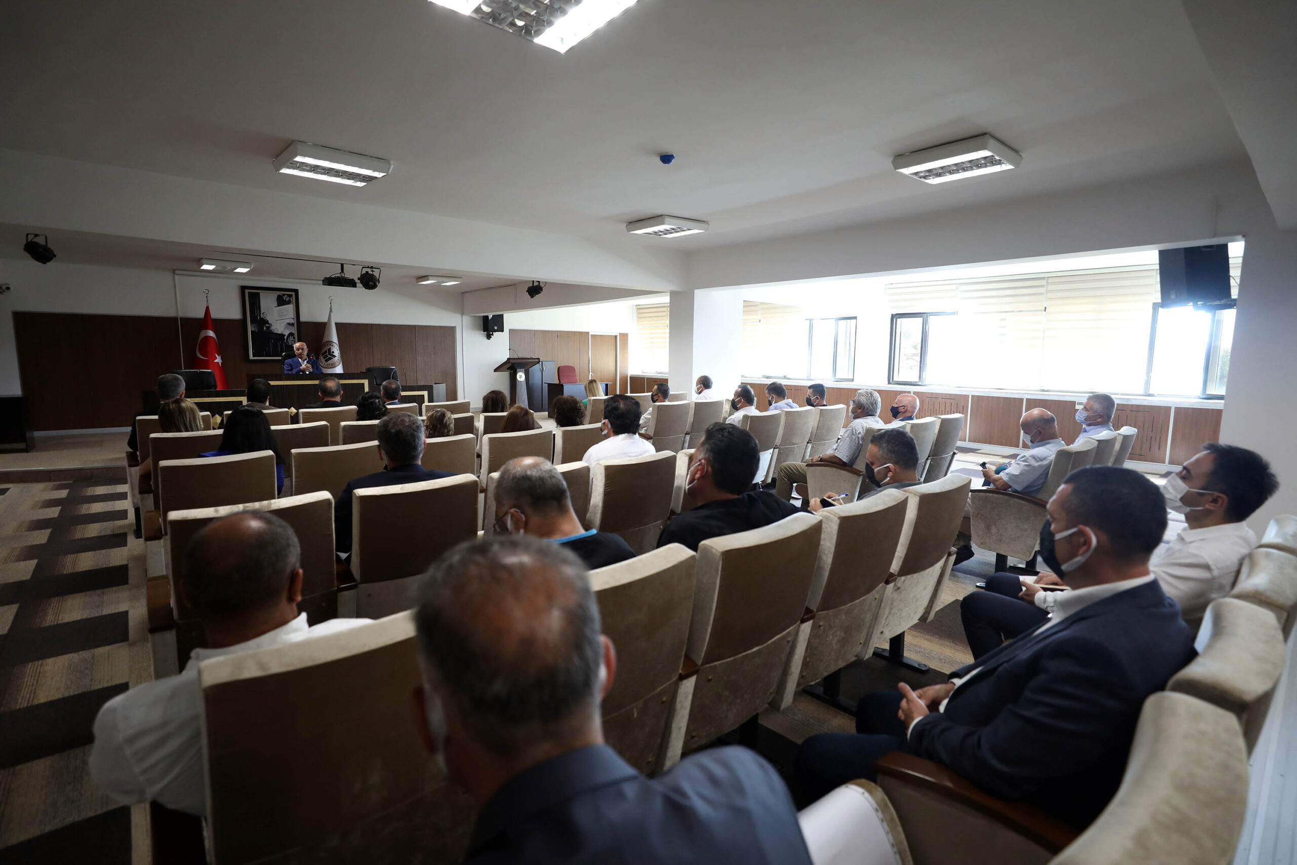 Yenimahalle Belediye Başkanı Fethi Yaşar’ın bürokratlarıyla her ay rutin olarak