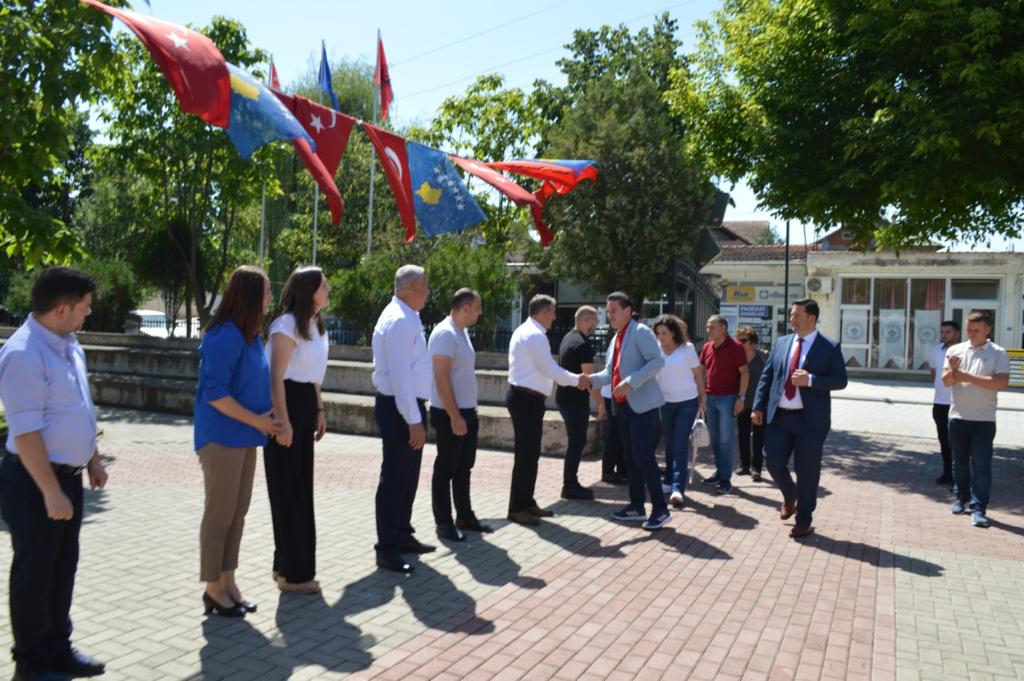 Kumluca Belediye Başkanı Mustafa Köleoğlu, Kosova’nın tek Türk belediyesi Mamuşa’da