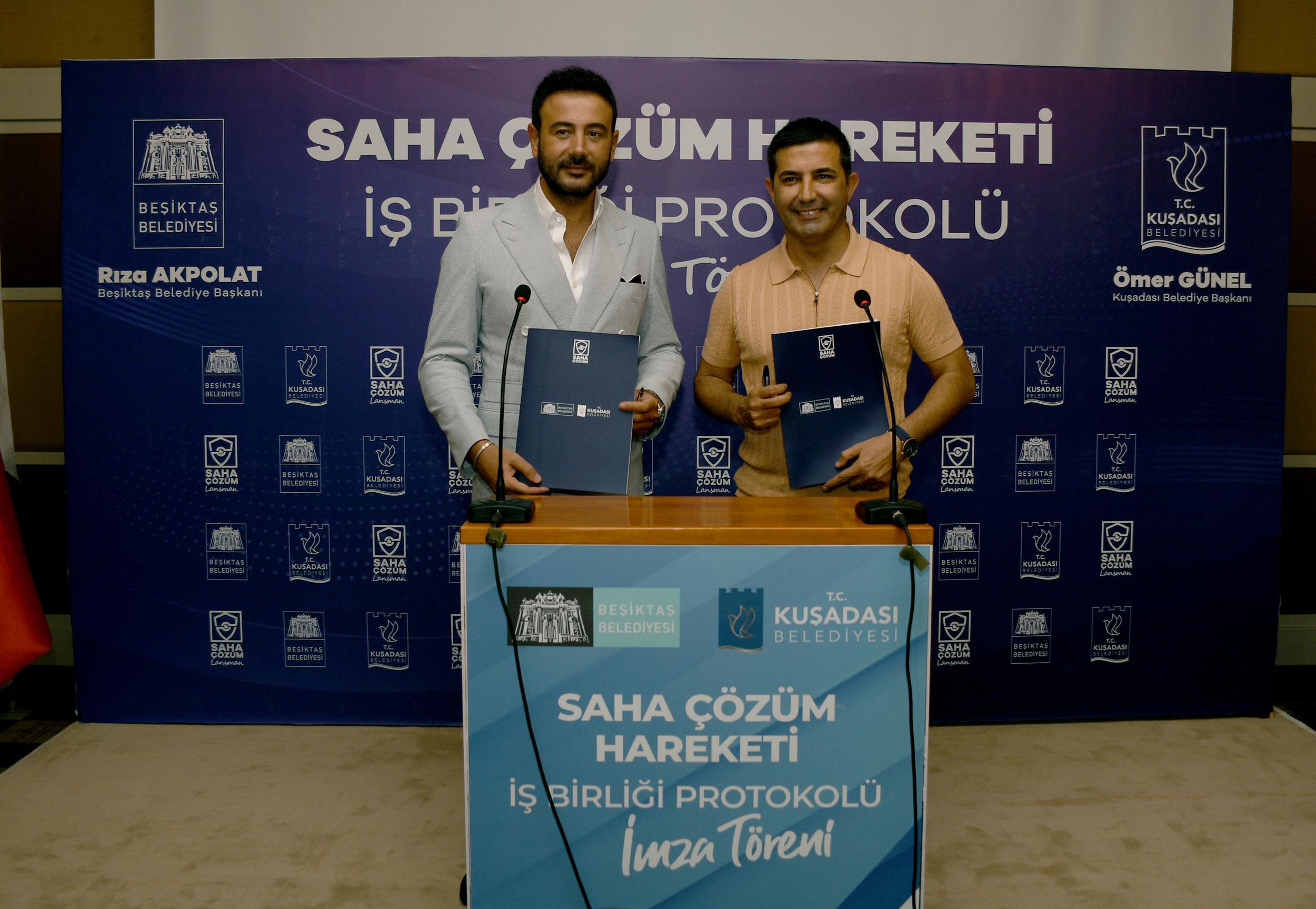 Kuşadası Belediyesi ve Beşiktaş Belediyesi, ilk defa Beşiktaş’ta uygulanan ‘Saha