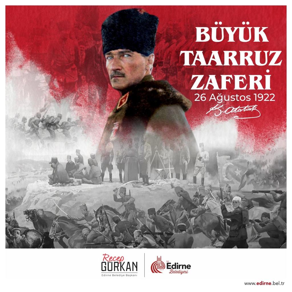 Edirne Belediyesi, 30 Ağustos Zafer Bayramı’nın 100. yılı nedeniyle Fener