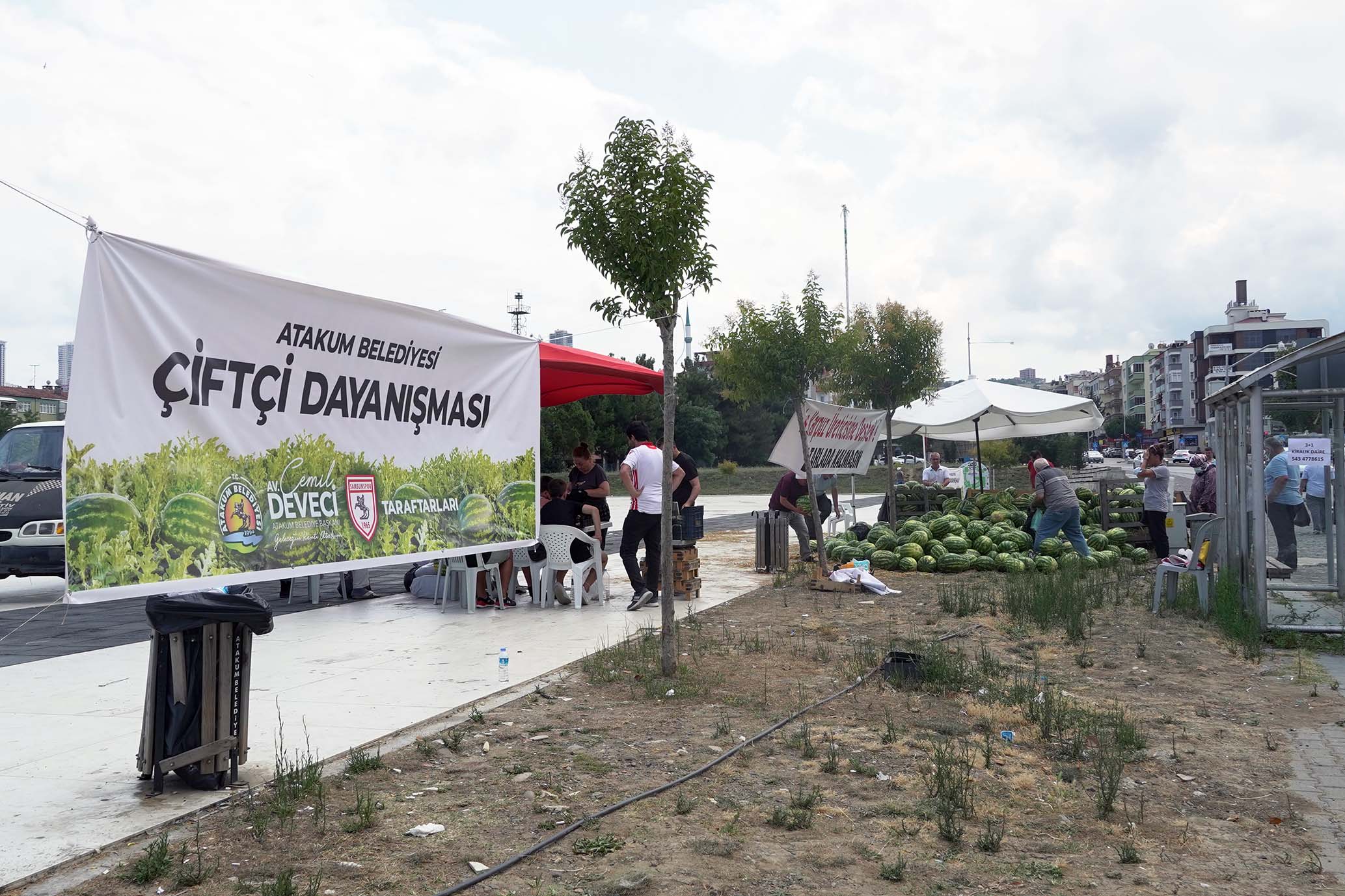 Atakum Belediyesi ve Samsunspor taraftar gruplarının iş birliği ile Bafralı