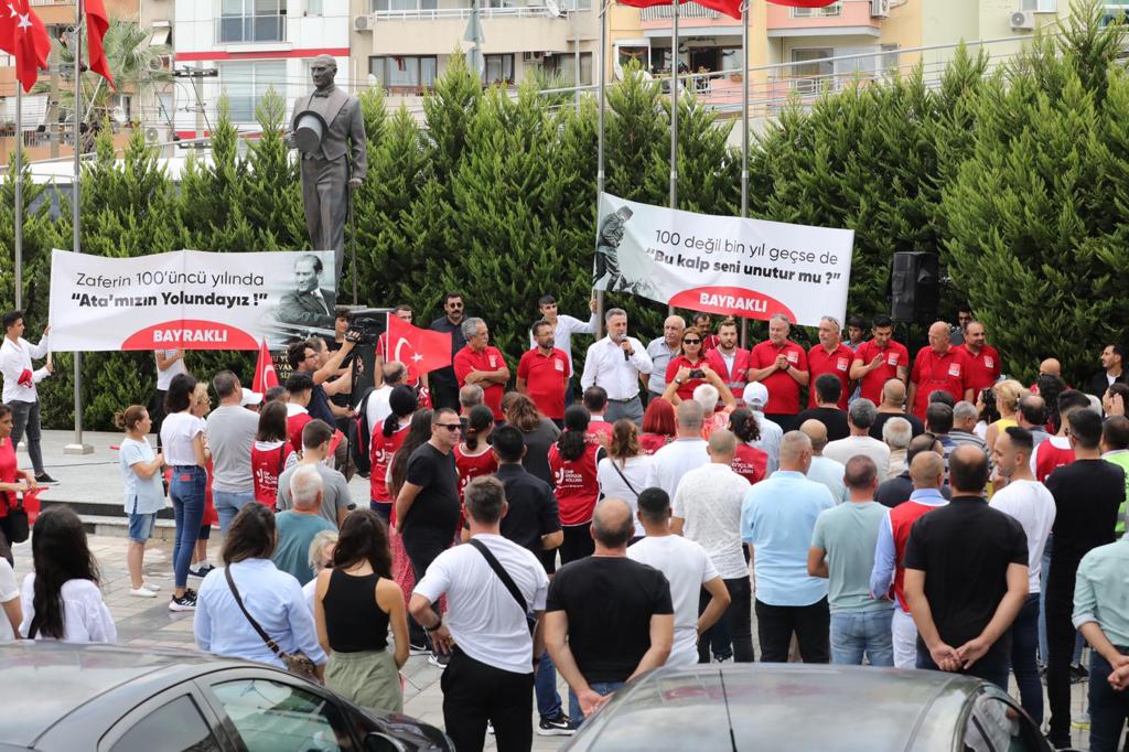 Bayraklı Belediye Başkanı Serdar Sandal, Büyük Taarruz ve İzmir’in Kurtuluşu’nun