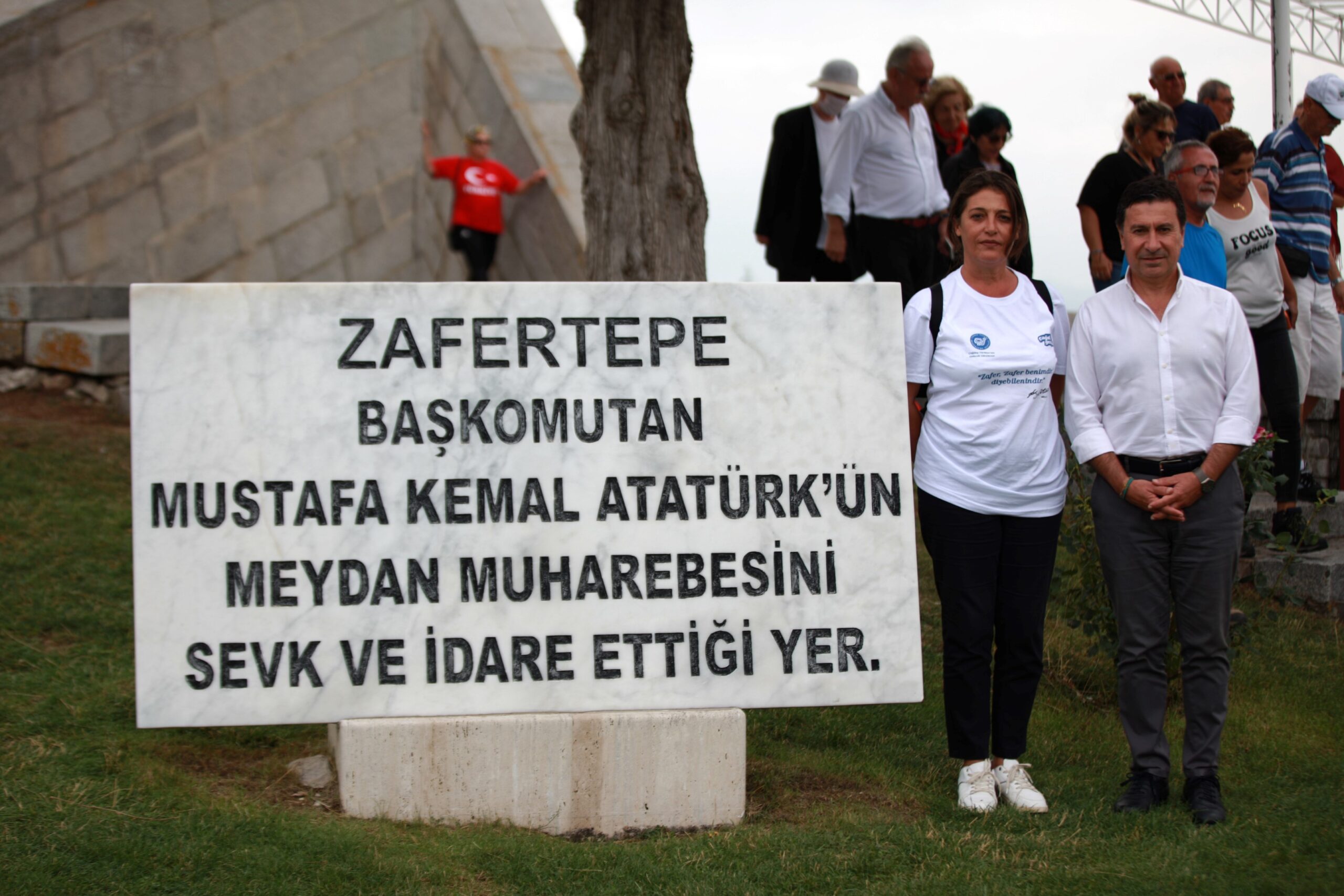 Bodrum Belediye Başkanı Ahmet Aras ve beraberindekiler, Büyük Taarruz’un 100.