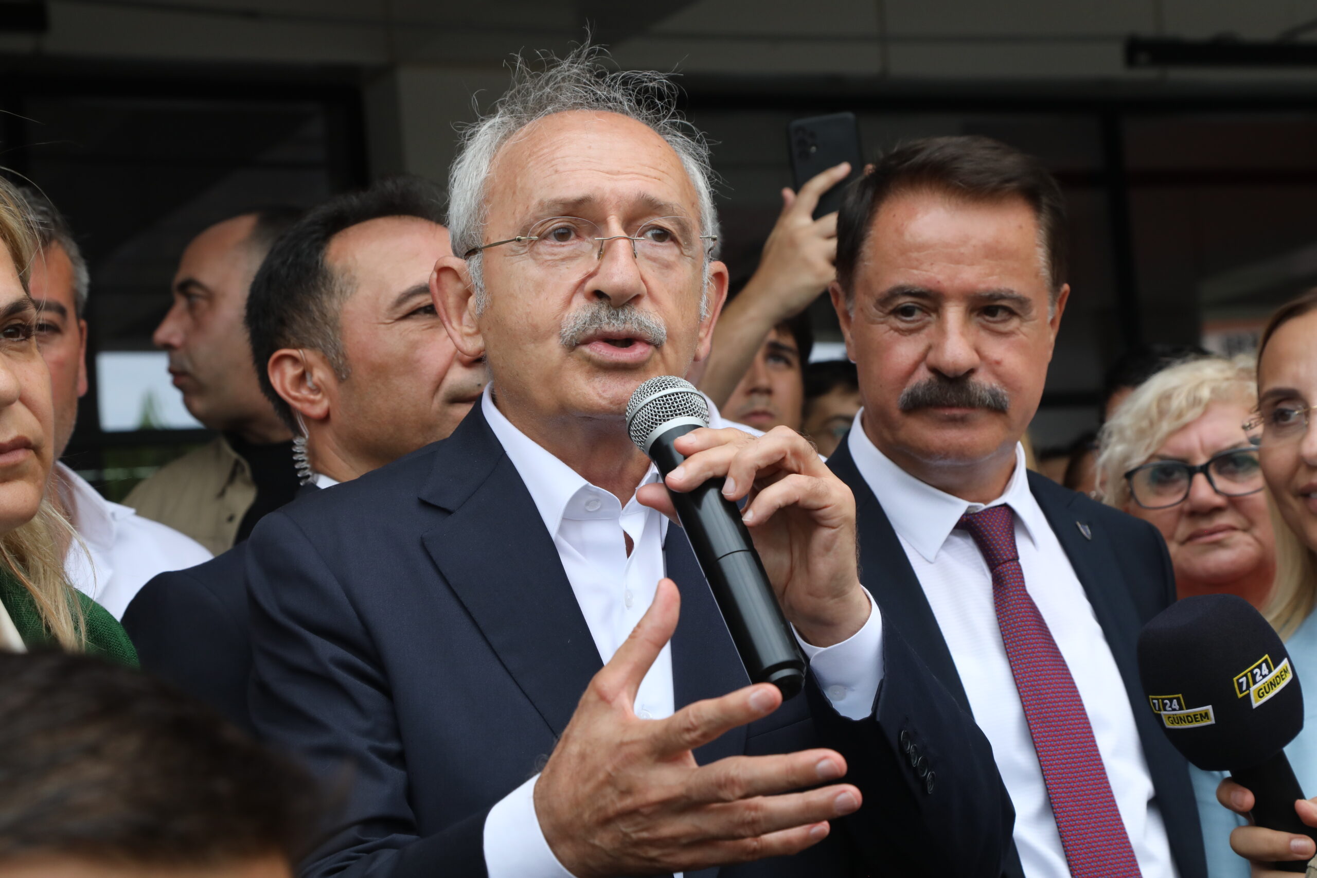 CHP Genel Başkanı Kemal Kılıçdaroğlu bir dizi ziyaret için geldiği