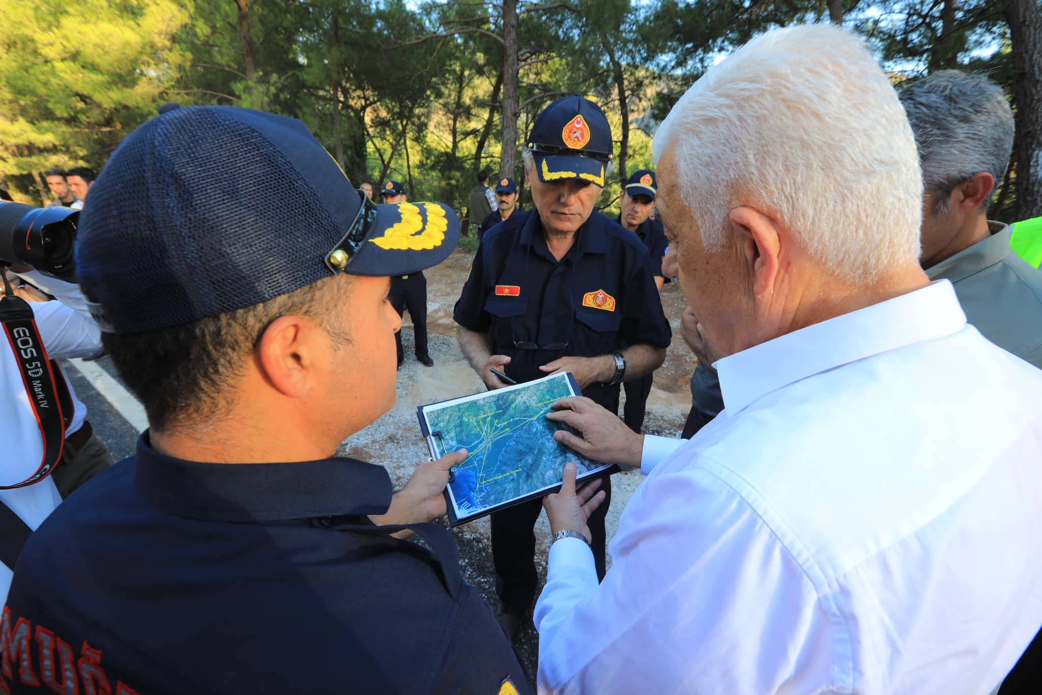 Marmaris (Yalancı boğaz Mevkii) Adaköy’de çıkan orman yangını yaklaşık 19