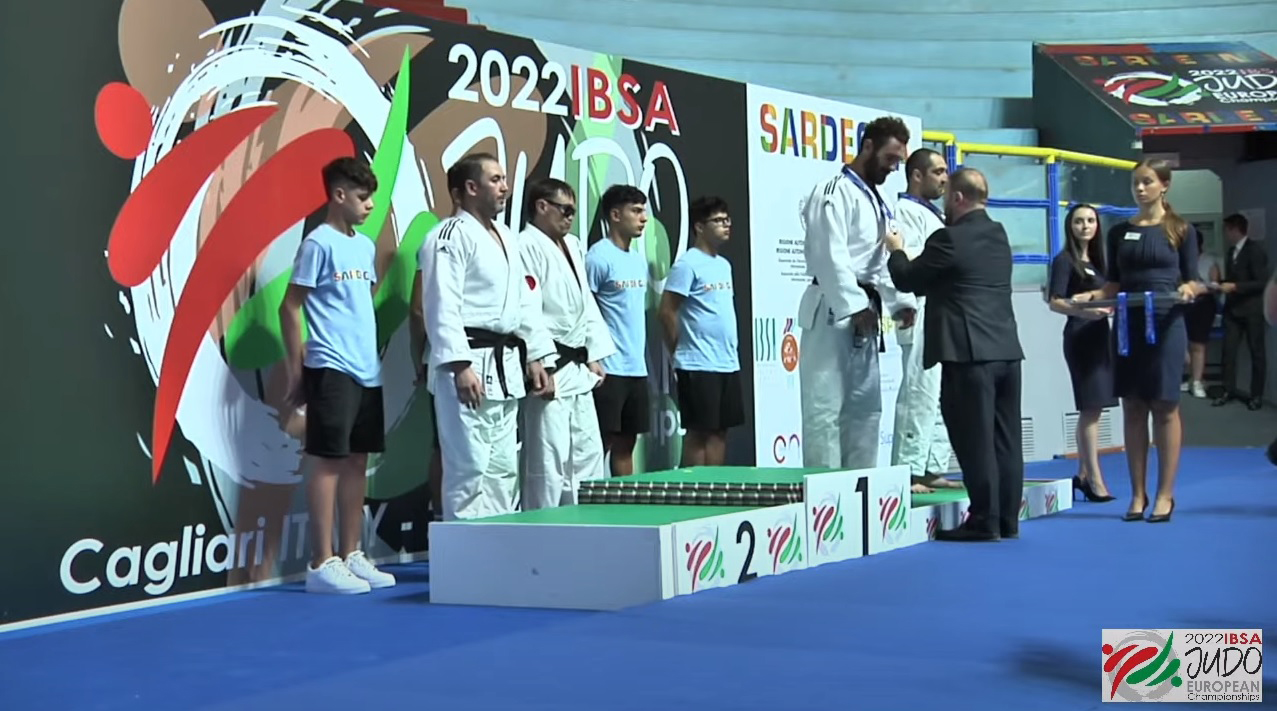 İtalya’da gerçekleştirilen Avrupa Judo Şampiyonası’nda Görme Engelliler Erkek Judo Milli