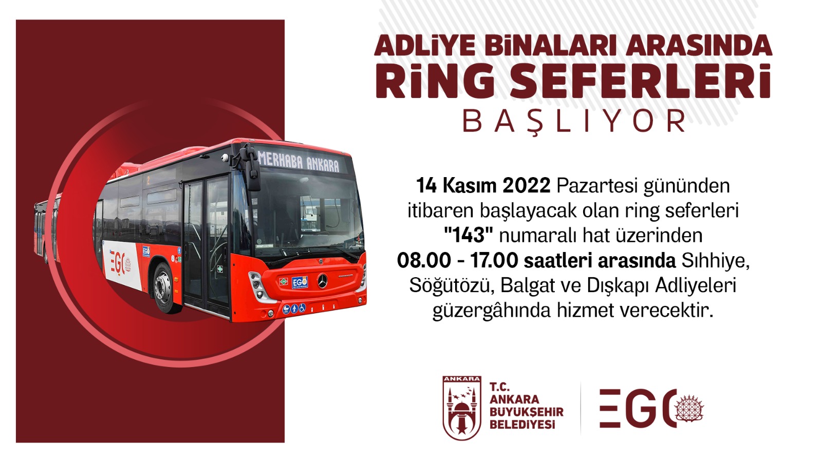 Ankara Büyükşehir Belediyesi EGO Genel Müdürlüğü, vatandaşlardan gelen yoğun talep