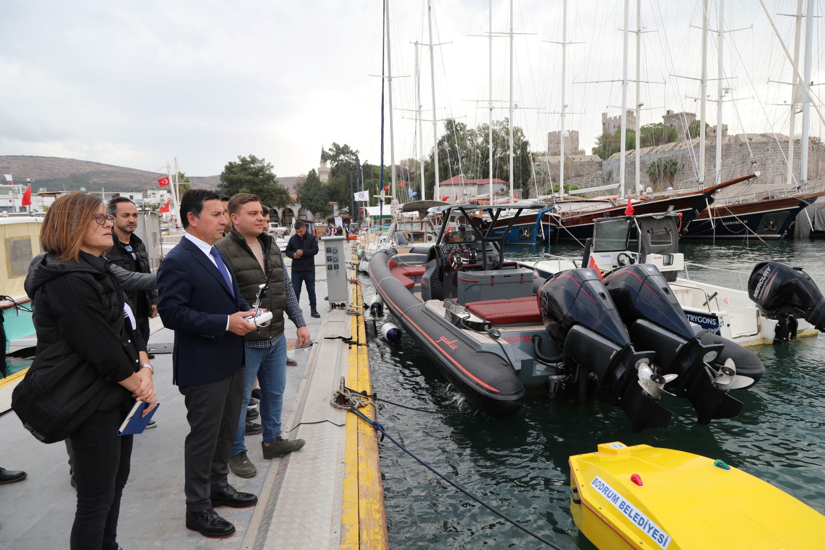 Bodrum Belediyesi Temizlik İşleri Müdürlüğü envanterine eklenen 4 adet insansız