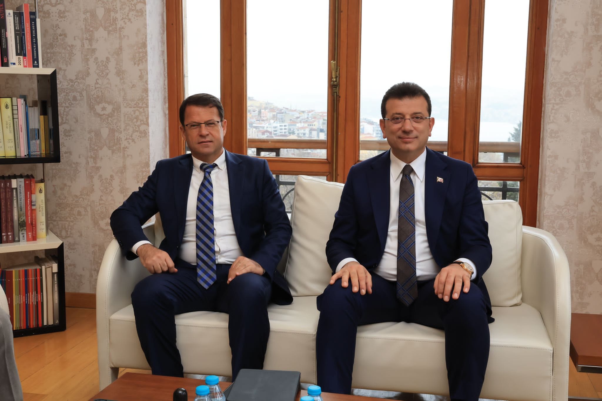 Samandağ Belediye Başkanı Refik Eryılmaz, İstanbul Büyükşehir Belediye Başkanı Ekrem