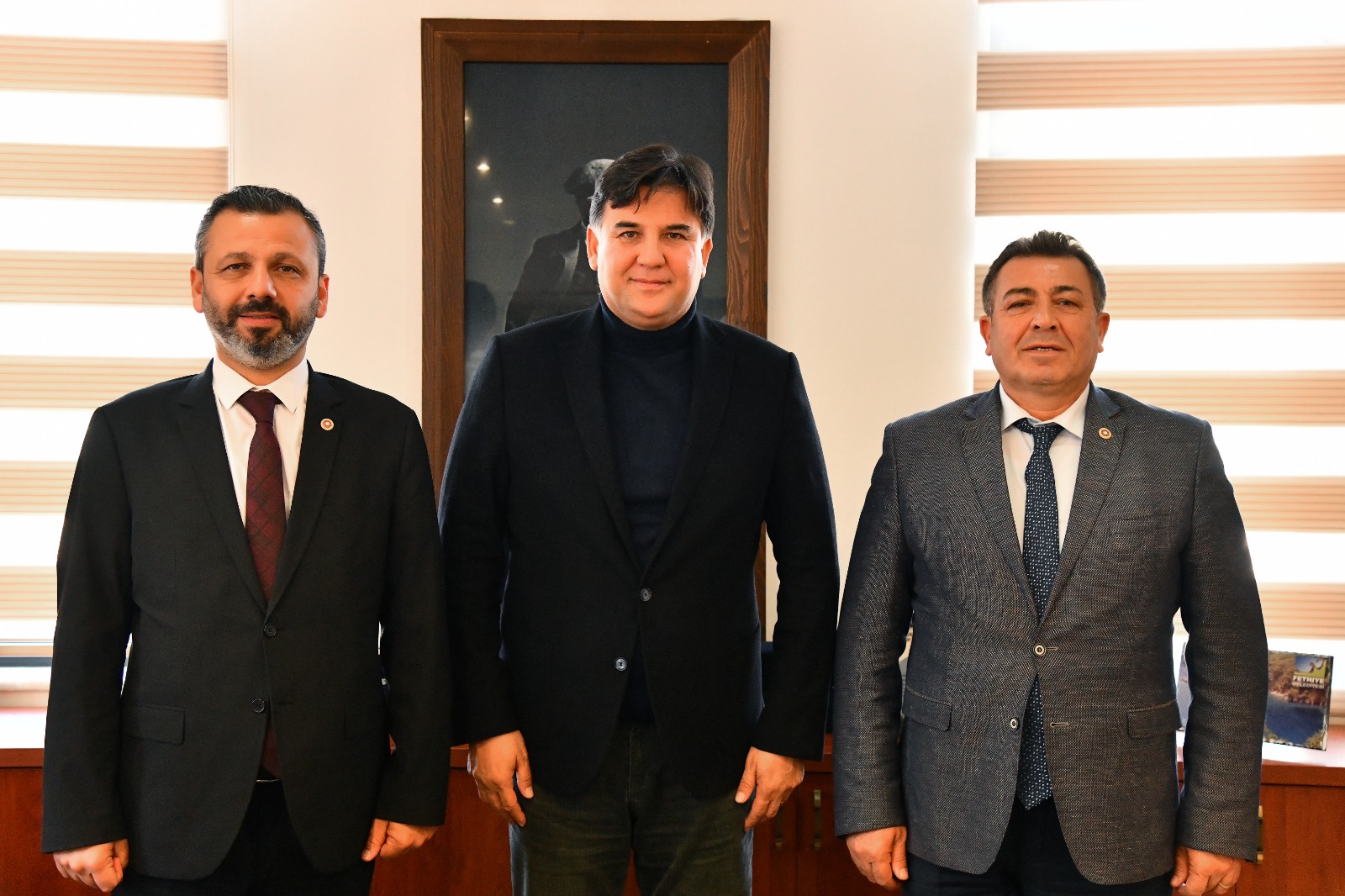 CHP Muğla Milletvekilleri Mürsel Alban ve Burak Erbay, Fethiye Belediye