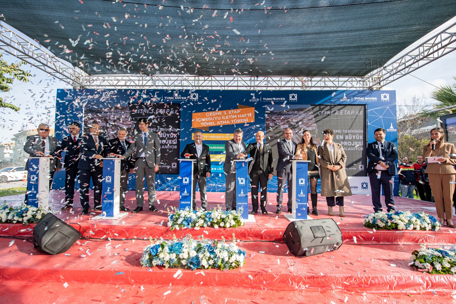 Başkan Soyer Çeşme’deki tarihi yatırımın temel atma töreninde konuştu. Dünyaca