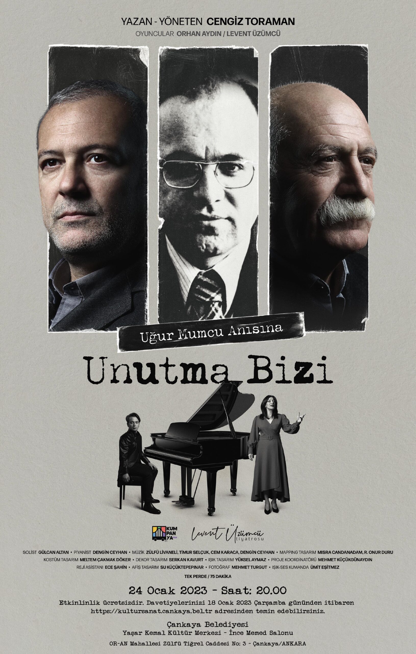ÇANKAYA BELEDİYESİ YENİ YILA SANATLA BAŞLIYOR Başkent’in kültür ve sanat hayatını zenginleştiren, birbirinden değerli etkinlikleri sanatseverlerle