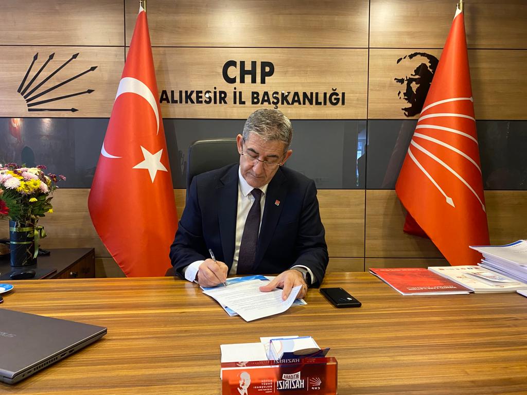 Cumhuriyet Halk Partisi (CHP) Balıkesir İl Başkanı Erden Köybaşı, yerel