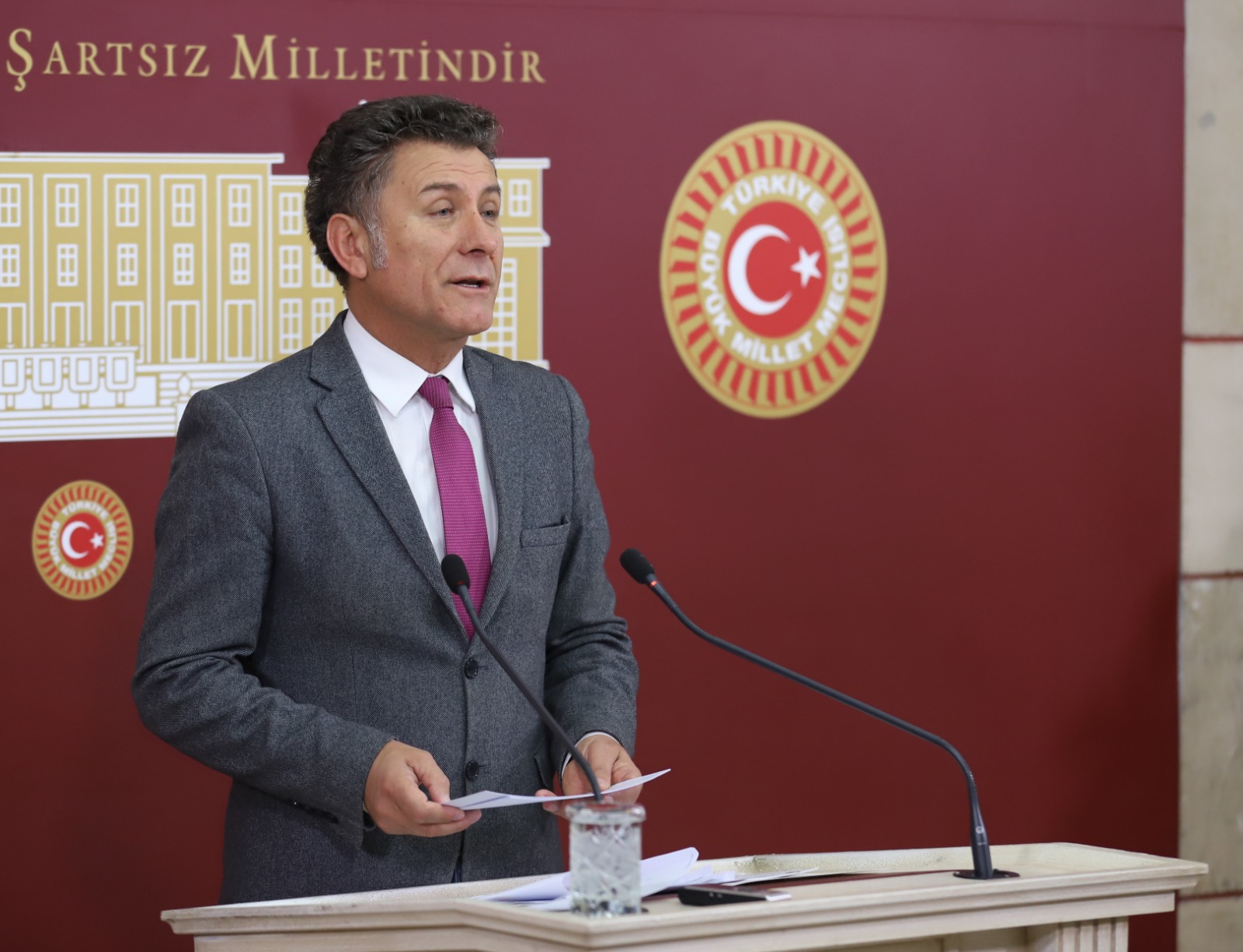 CHP Bursa Milletvekili Orhan Sarıbal, TBMM’de düzenlediği basın toplantısında Karacabey