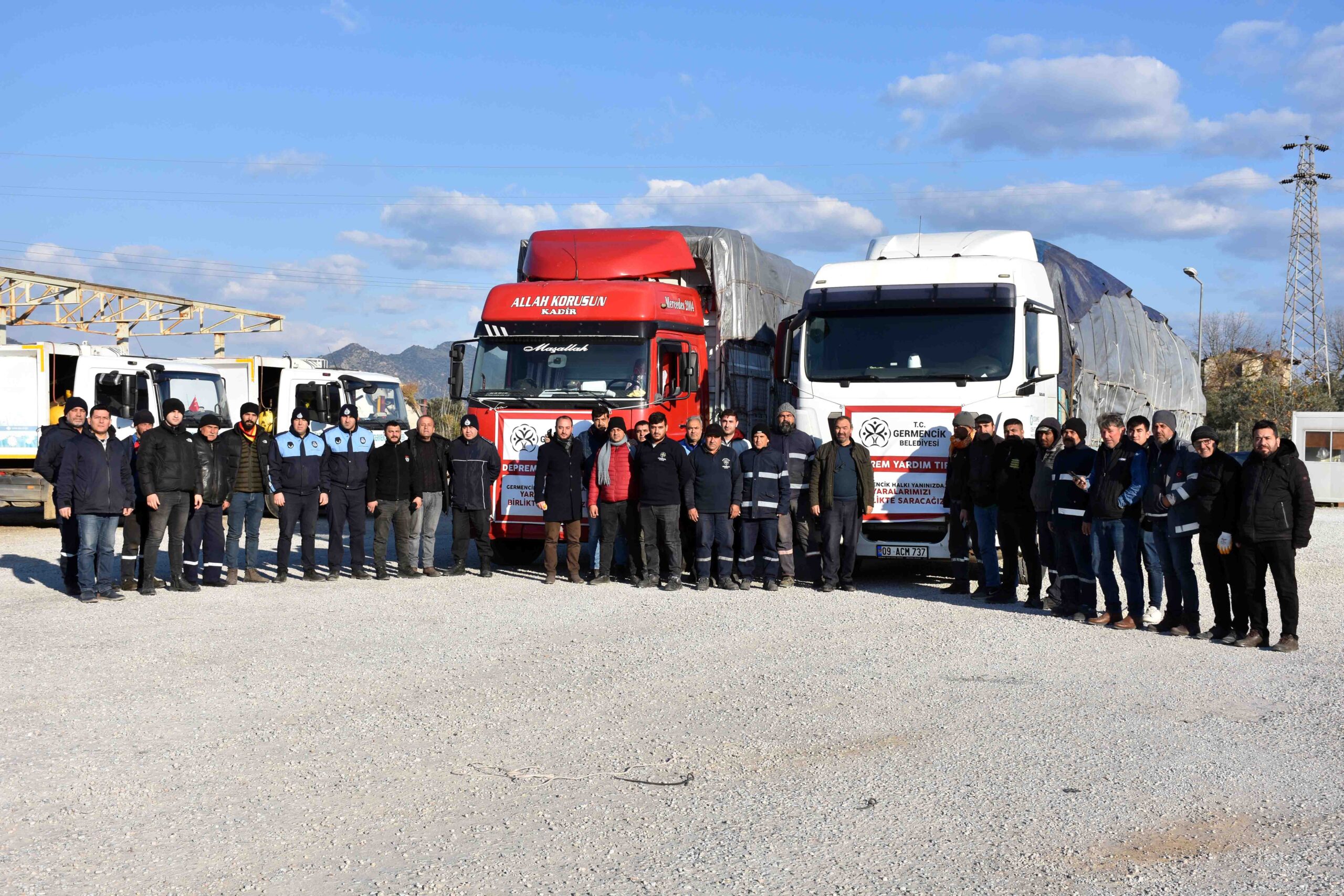 Germencik Belediyesi 2 yardım tırını daha yola çıkardı Kahramanmaraş merkezli depremin ardından Germencik Belediyesi tarafından başlatılan yardımkampanyası kapsamında
