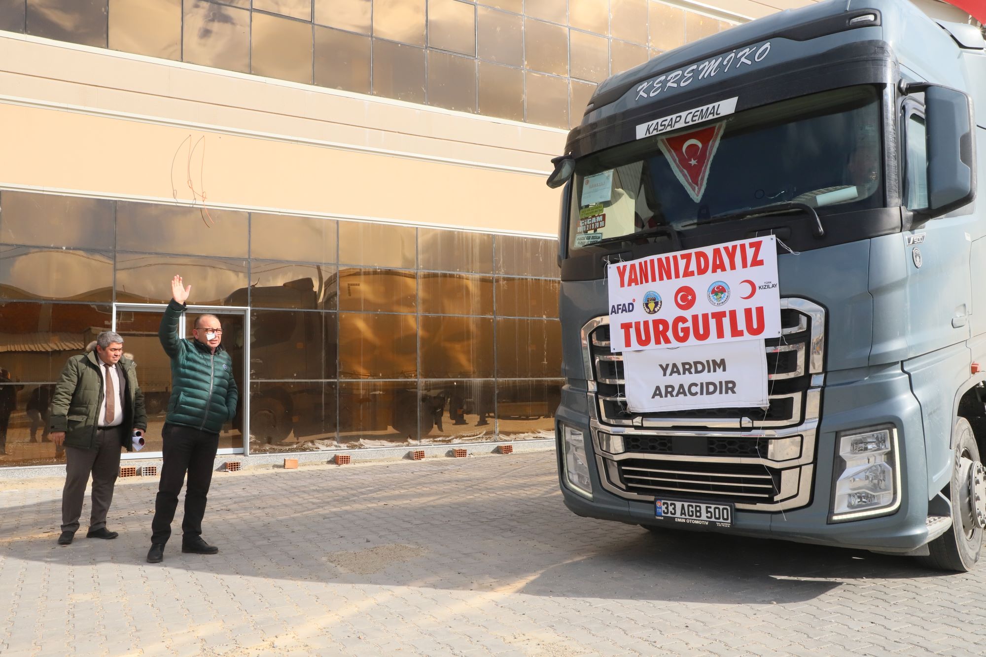 Turgutlu Belediyesi, Turgutlu Kaymakamlığı ve AFAD tarafından Kahramanmaraş’ta meydana gelen