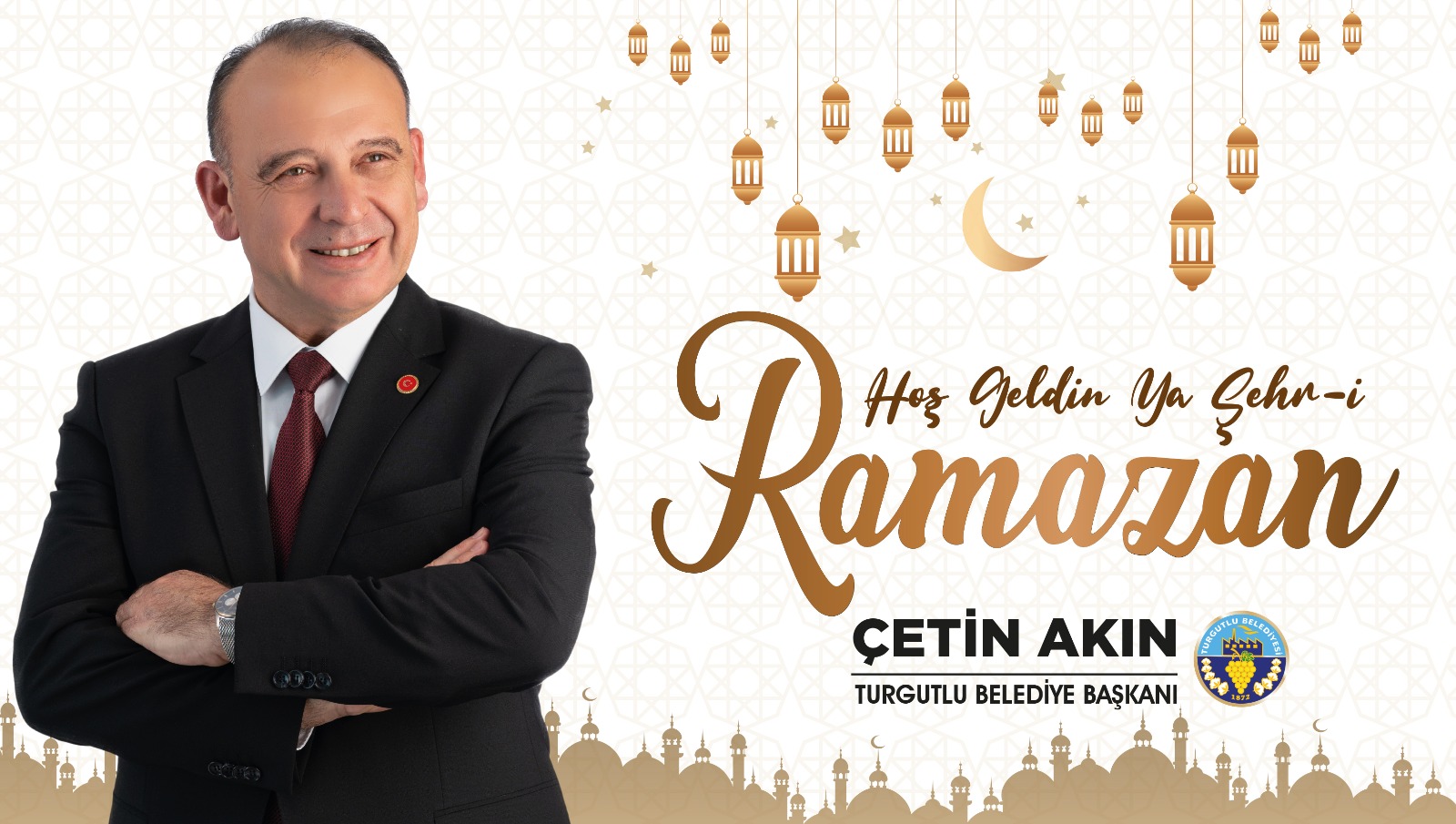 Turgutlu Belediye Başkanı Çetin Akın Ramazan Ayı dolayısıyla mesaj yayınladı.